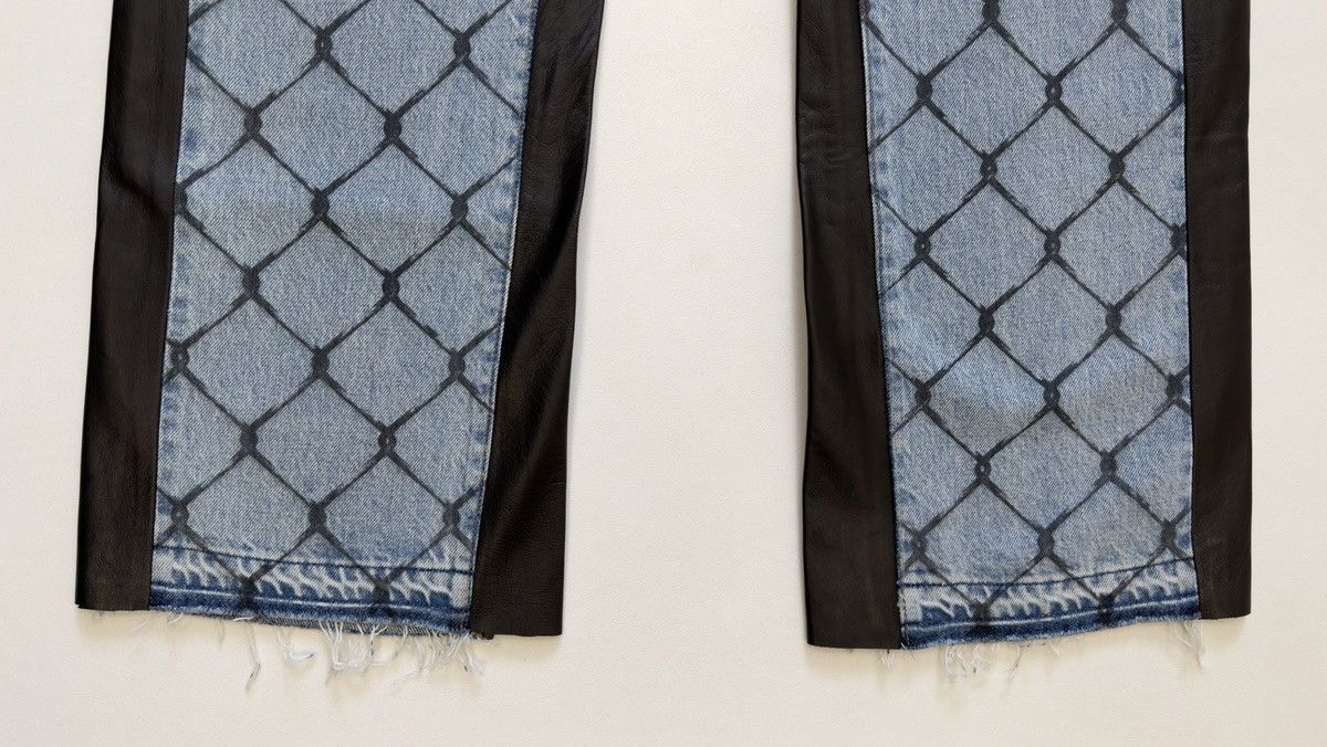 Gallery Dept. ‘Cage Ventura’ Print Washed Blue Jeans Size US 32 / EU 48 - 10 Thumbnail