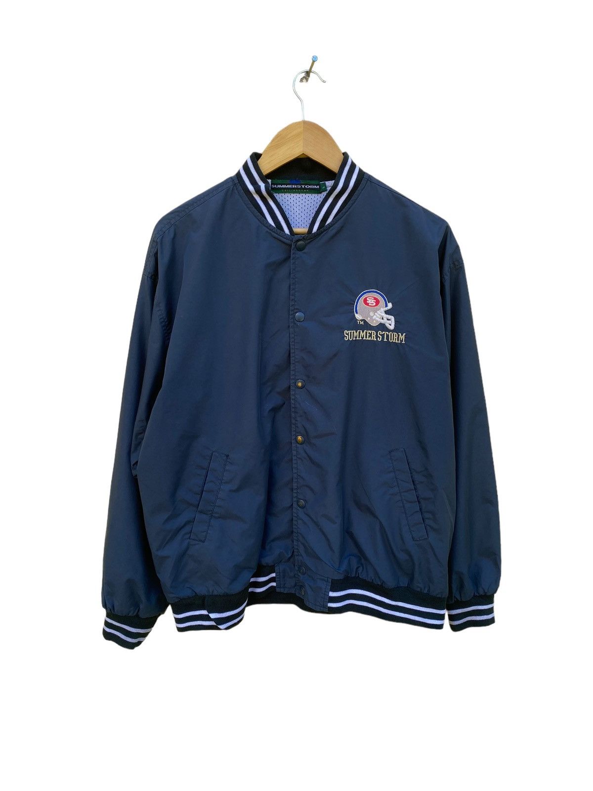 Vintage Vintage Summer storm football varsity jacket Size US L / EU 52-54 / 3 - 2 Thumbnail