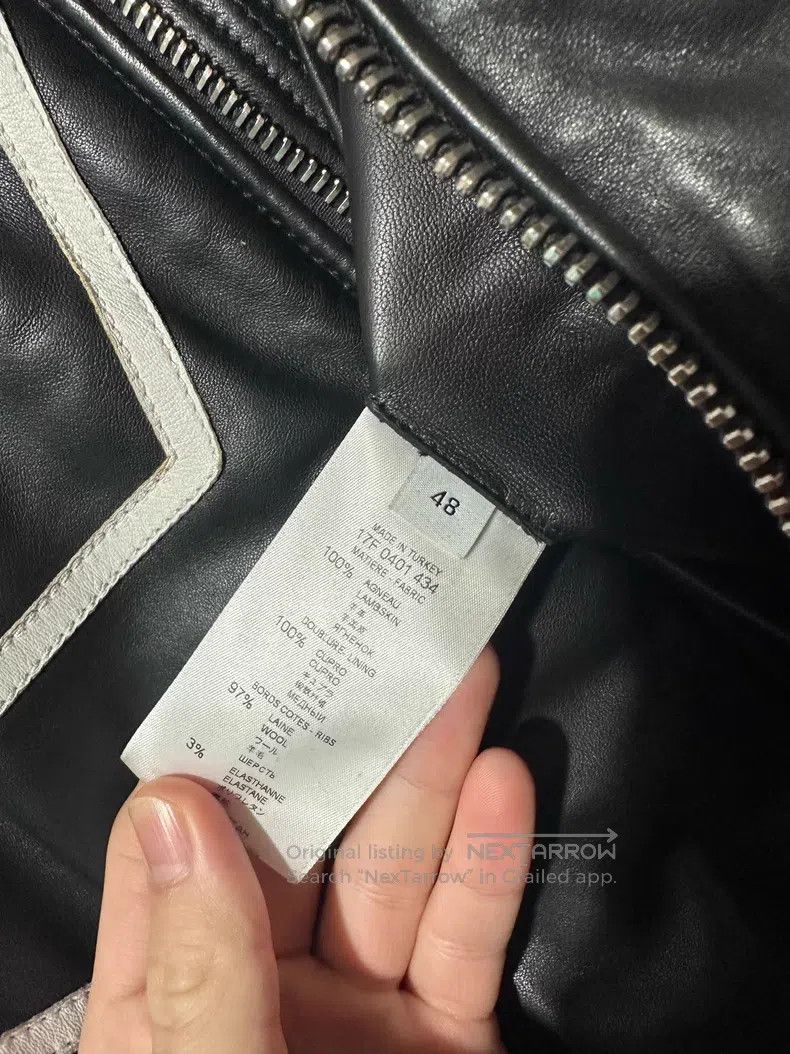 Givenchy Givenchy Size48 17fw Black Leather Jacket Size US M / EU 48-50 / 2 - 5 Thumbnail