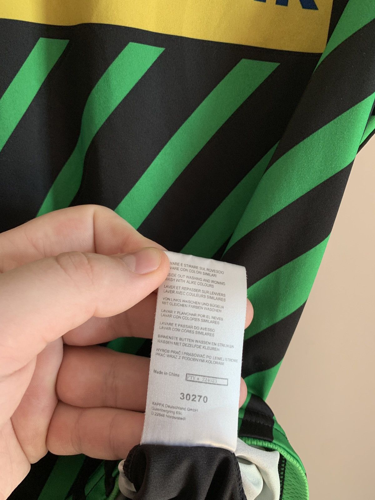 Kappa Borussia Monchengladbach Third Football Shirt Kappa Soccer M Size US M / EU 48-50 / 2 - 9 Thumbnail
