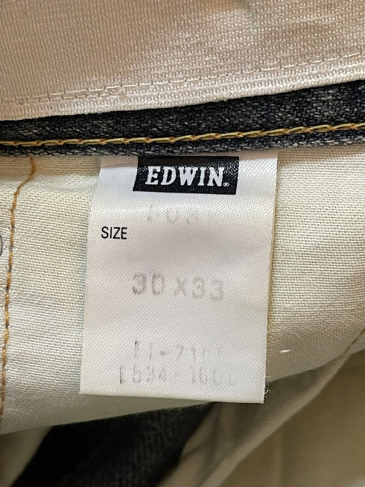 Edwin Vintage Edwin 503 Faded Wash Style Distress Jeans Size US 32 / EU 48 - 10 Thumbnail