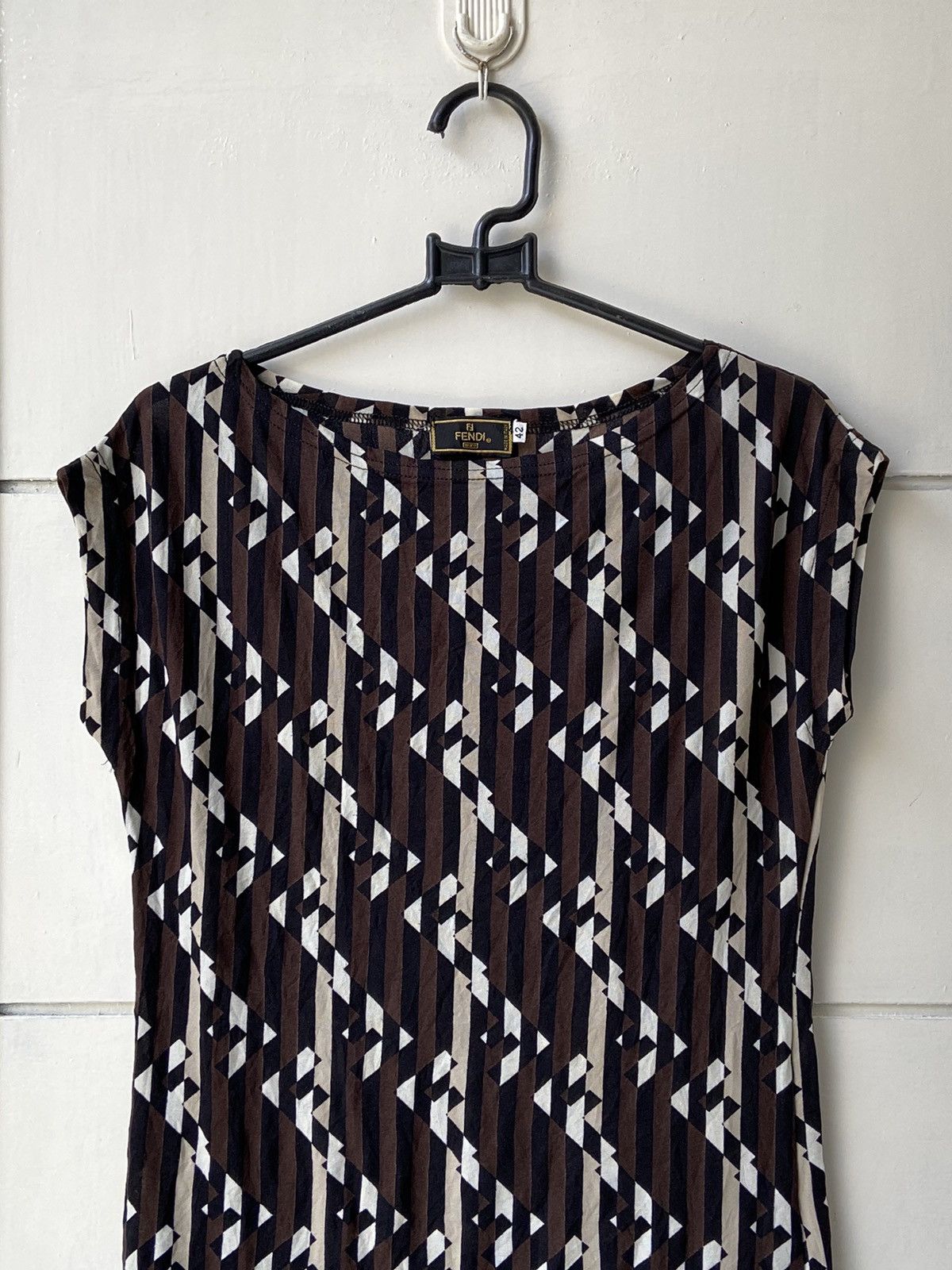 Fendi FENDI Motive Midi Dress Size S / US 4 / IT 40 - 17 Thumbnail
