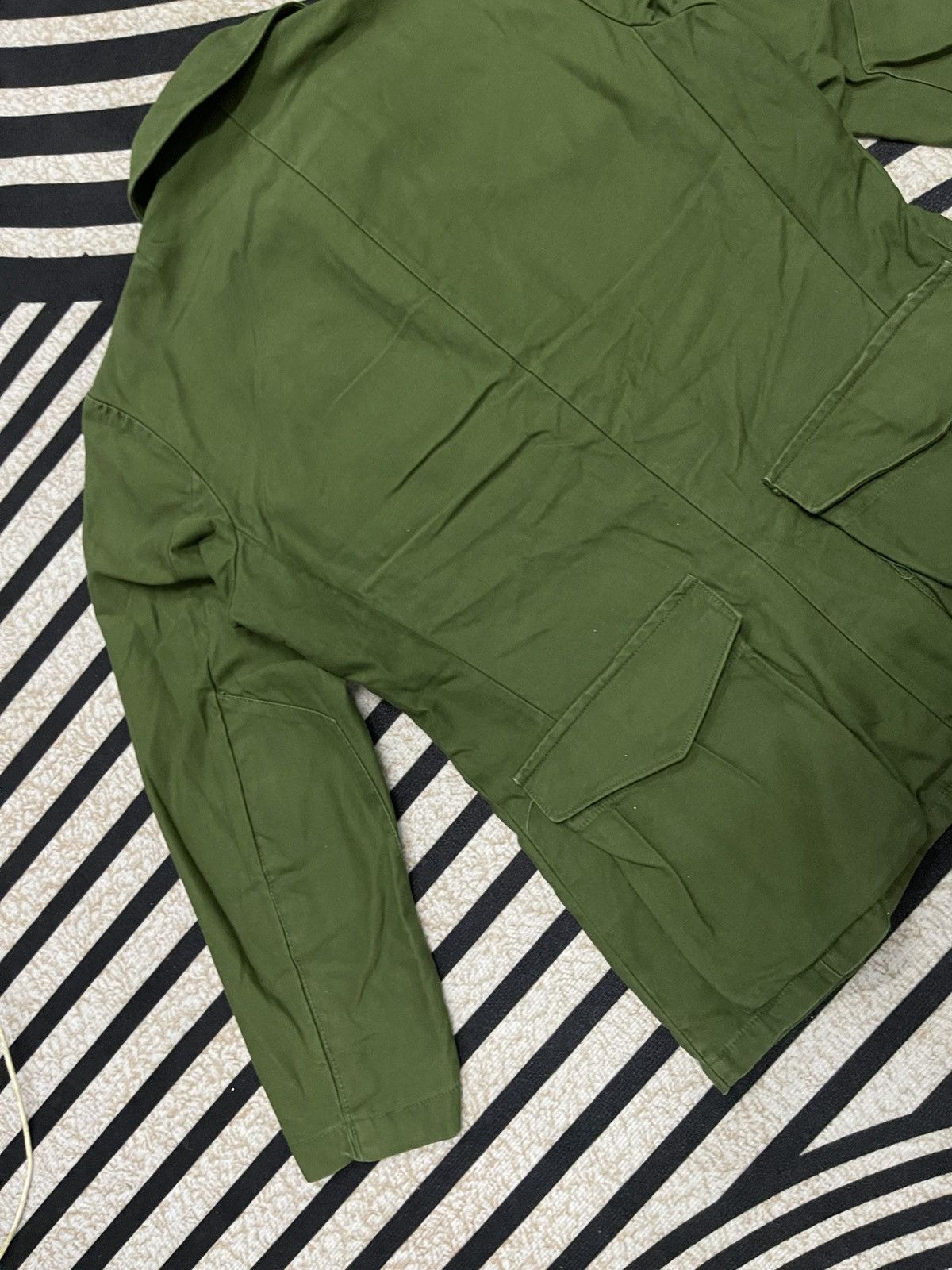 Vintage 70s SWEDISH MILITARY C46 SHIRT BUTTON UP Size US M / EU 48-50 / 2 - 13 Thumbnail