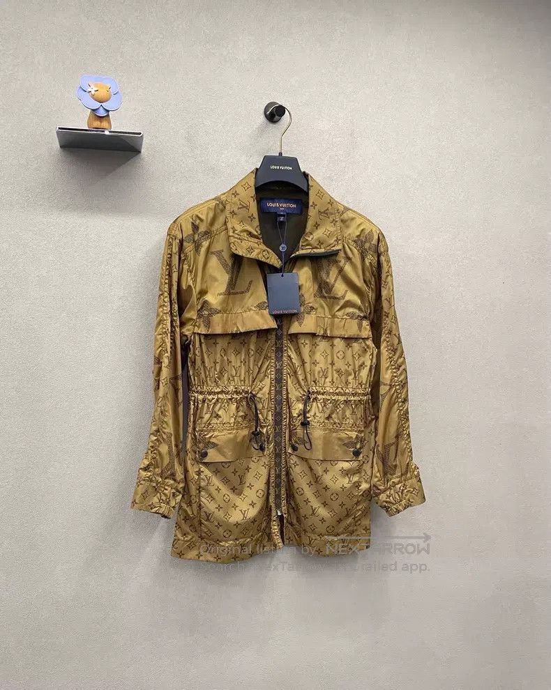 Louis Vuitton Louis Vuitton Full print coffee brown jacket Size XXS / US 00 / IT 34 - 3 Thumbnail