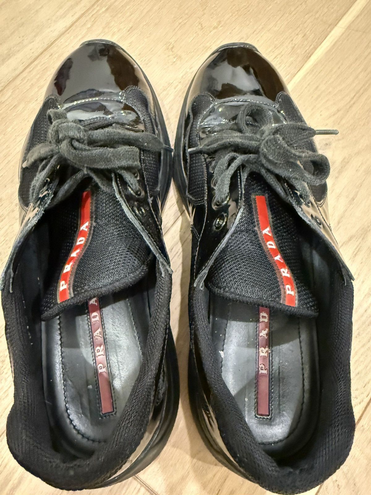 Prada PRADA AMERICAS CUP SNEAKER IN BLACK Size US 9.5 / EU 42-43 - 6 Thumbnail