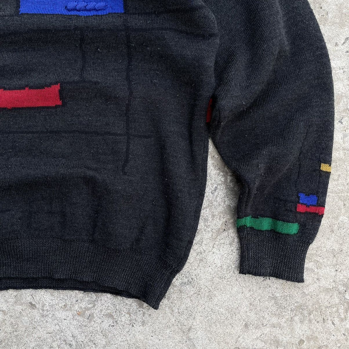 Vintage Vintage Knit Sweater Y2K Abstract Logo Style USA 90s Y2K Size US M / EU 48-50 / 2 - 3 Thumbnail