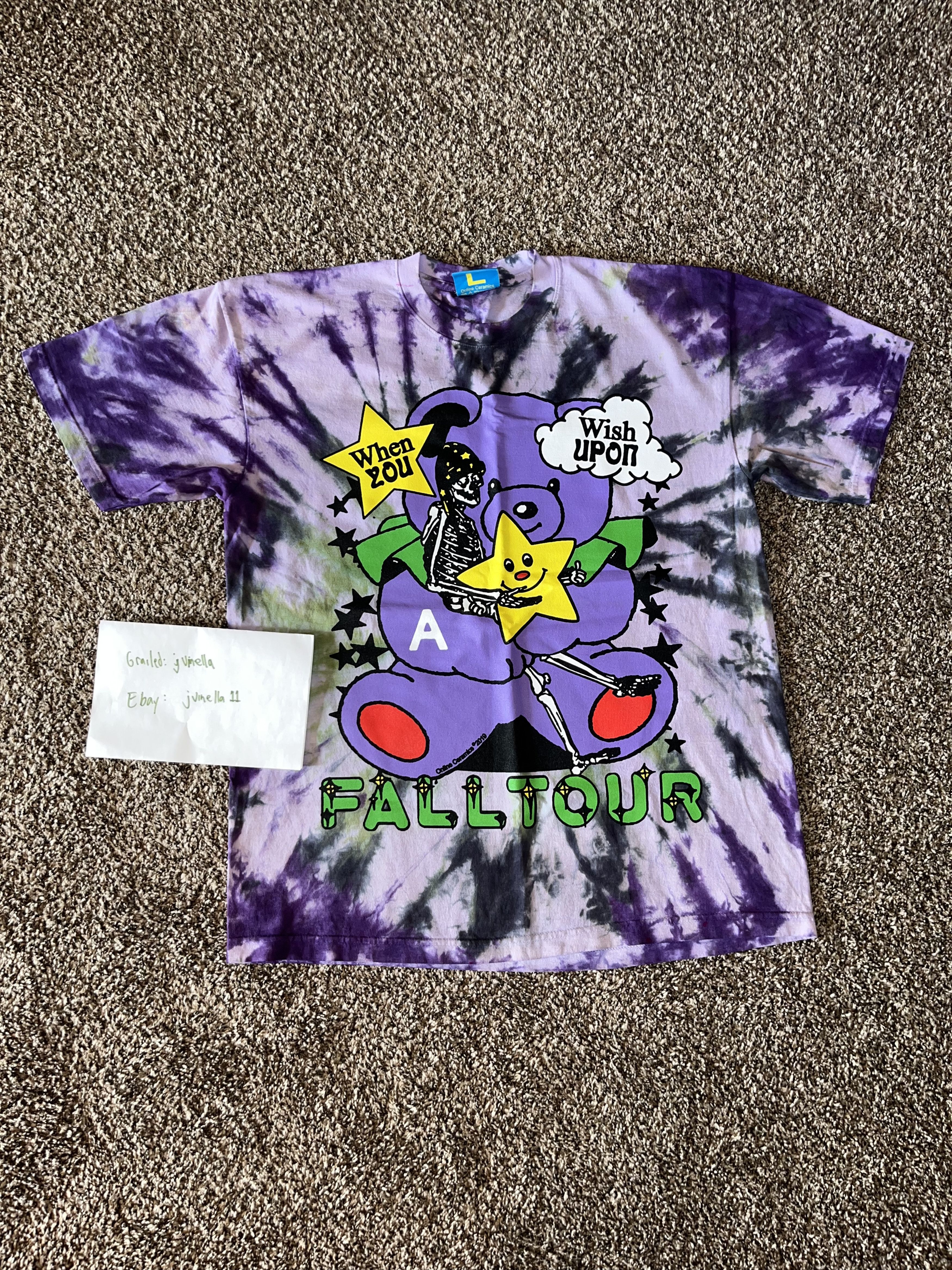 Grateful Dead × Online Ceramics Online ceramics fall tour 2019 tee size L brand new Size US L / EU 52-54 / 3 - 2 Thumbnail