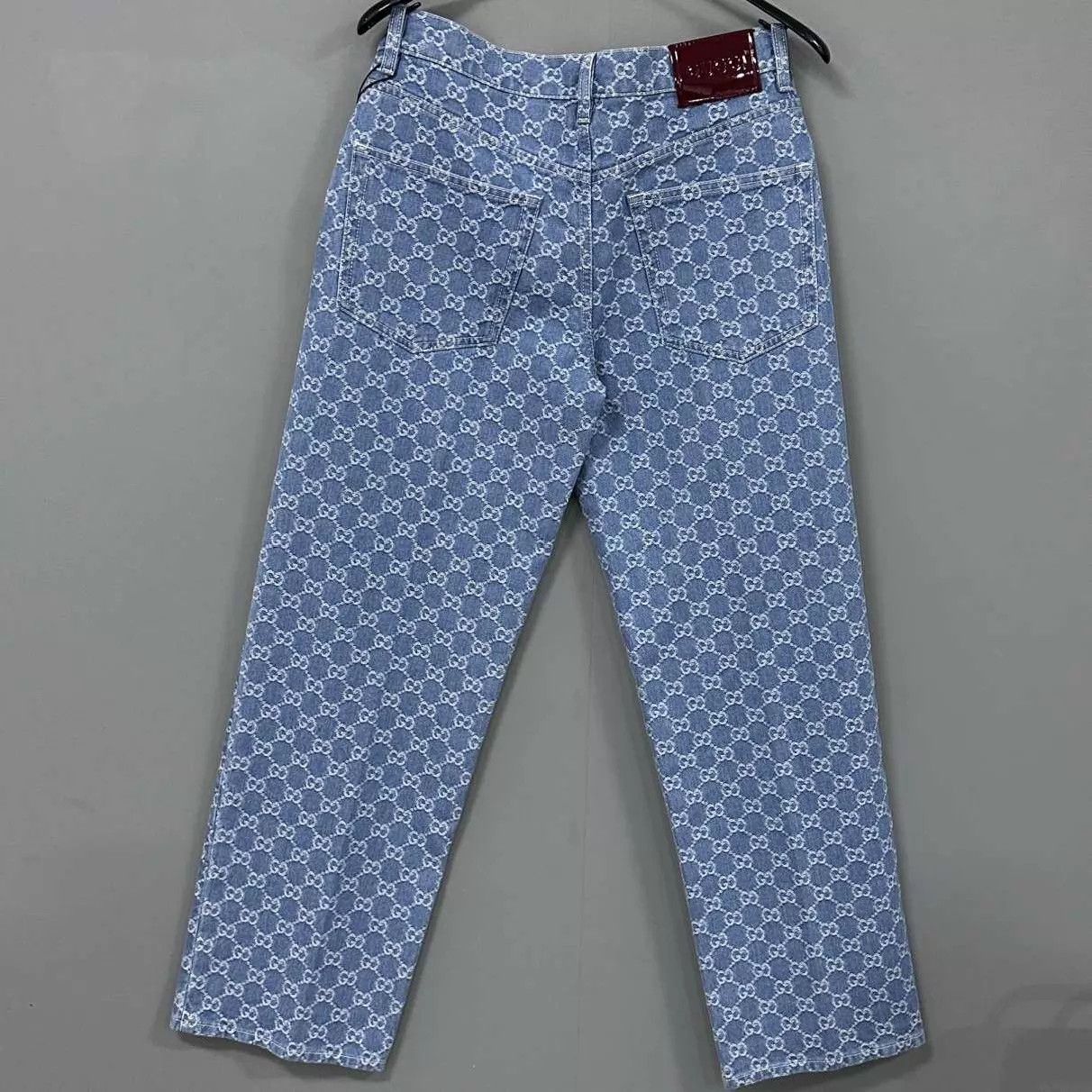 Gucci GUCCI all-over jacquard print women's 26 jeans Size 26" / US 2 / IT 38 - 1 Thumbnail