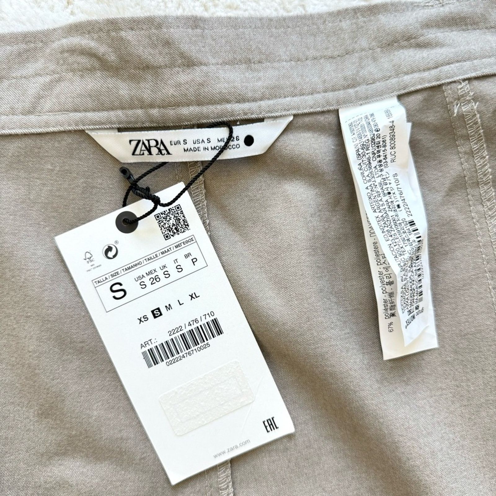 Zara NWT!!! Zara wraparound skirt size S Size 27" / US 4 / IT 40 - 4 Thumbnail