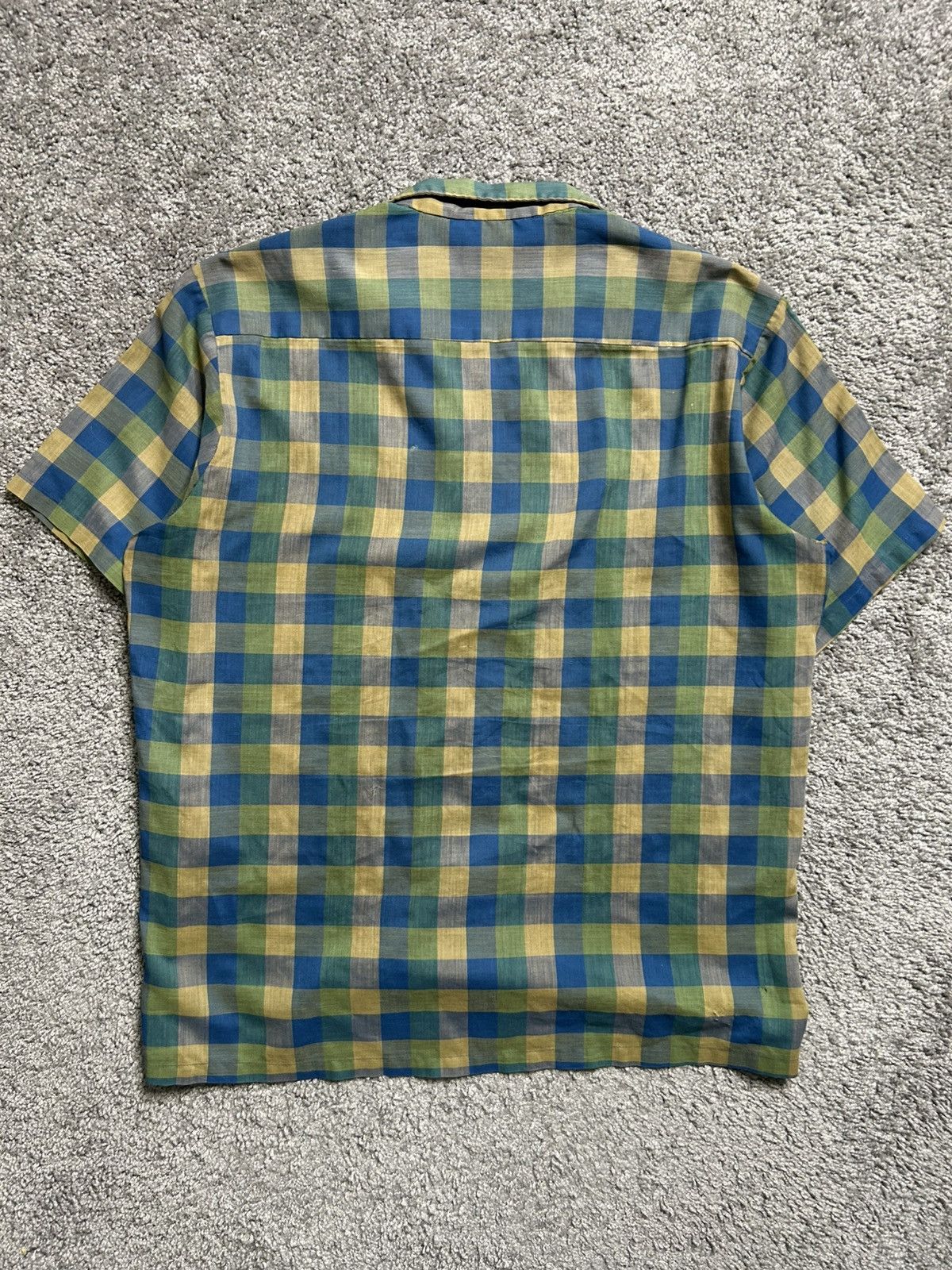 JCPenney Vintage 60s Loop Collar Penneys Towncraft Button Up Shirt Size US M / EU 48-50 / 2 - 9 Thumbnail