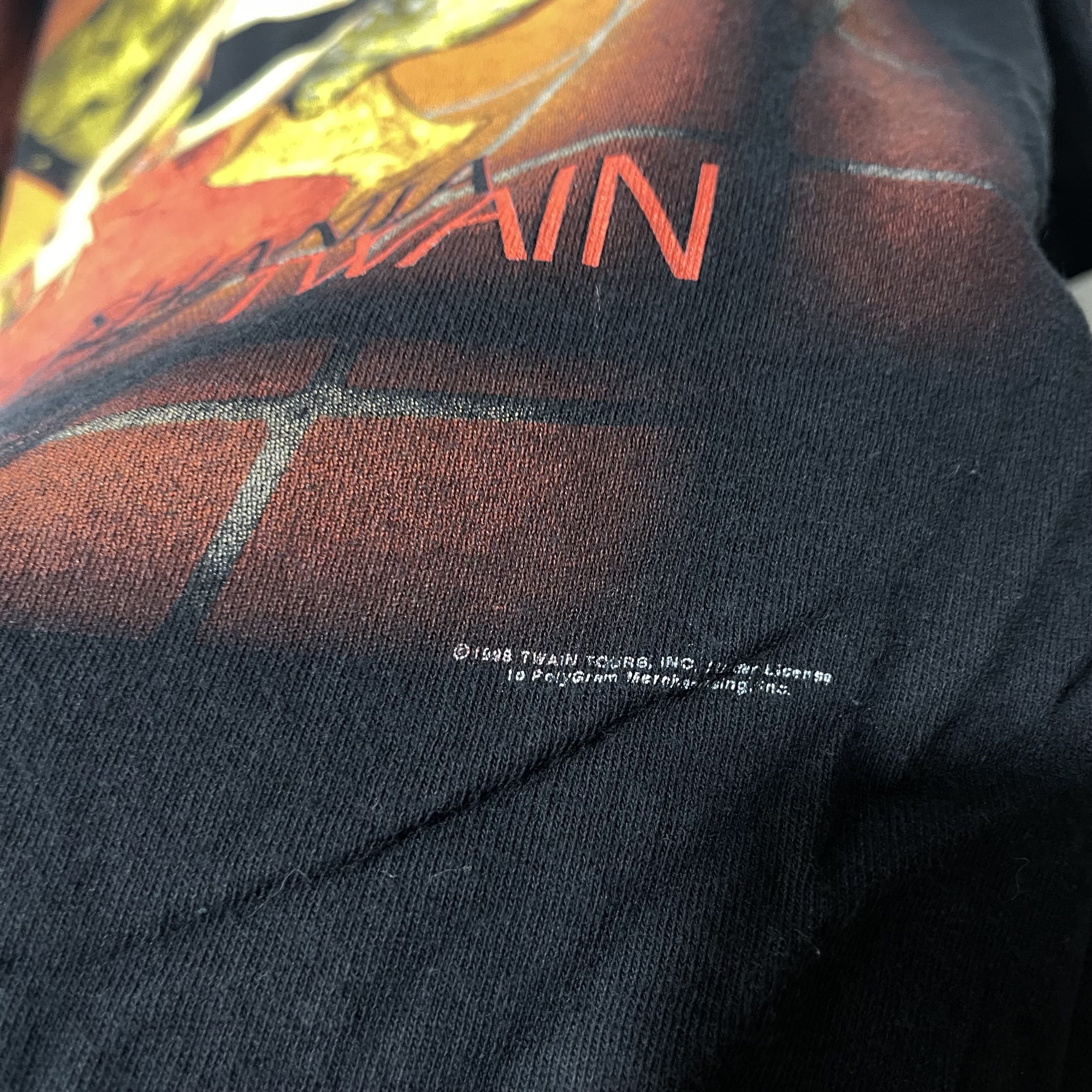 Band Tees × Vintage Vintage 1998 Shania Twain Shirt Size US XL / EU 56 / 4 - 3 Thumbnail