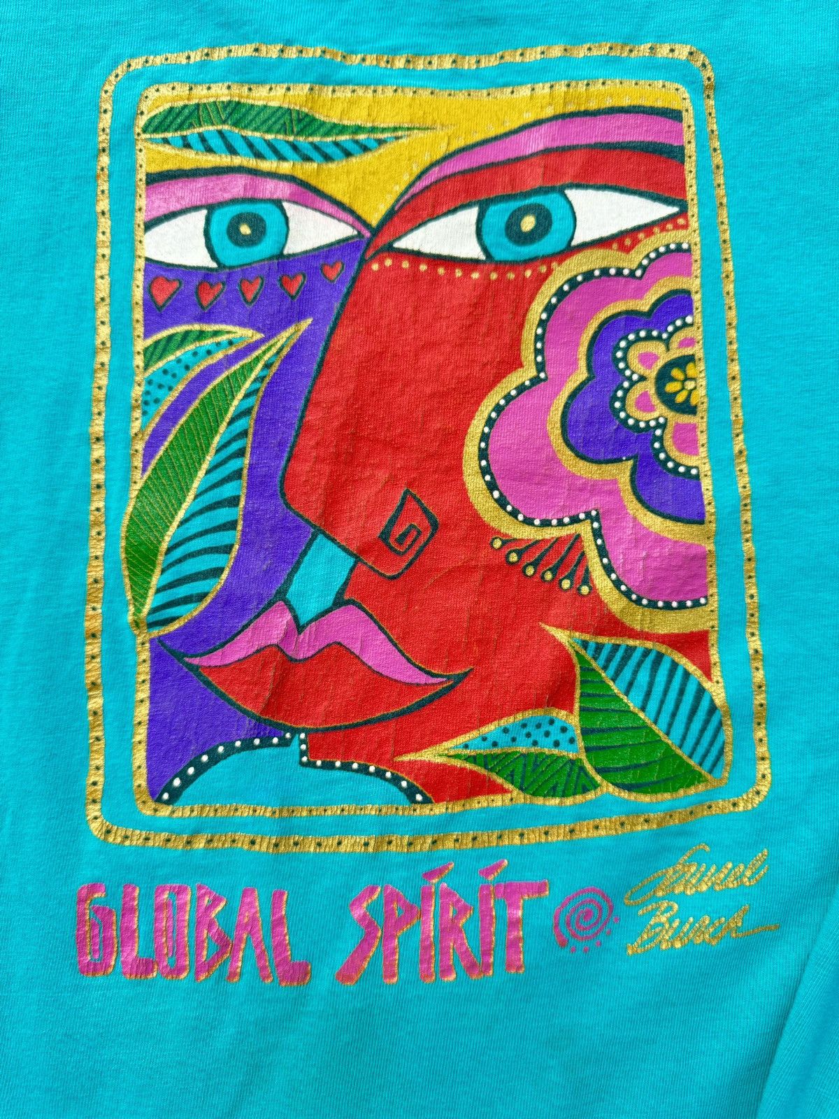 Vintage 90’s Vintage Picasso Art Global Spirit Long Sleeve Size US XL / EU 56 / 4 - 3 Thumbnail