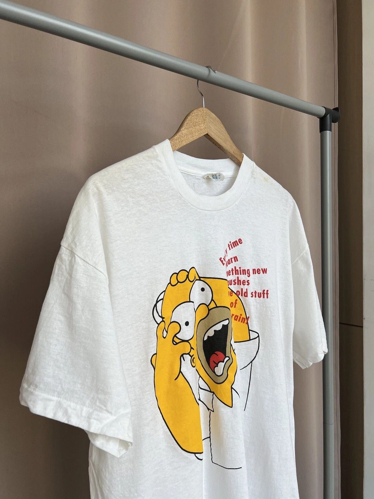 The Simpsons Homer Simpson 1999 T-Shirt Screen Stars Mens Size XL Vintage Size US XL / EU 56 / 4 - 3 Thumbnail