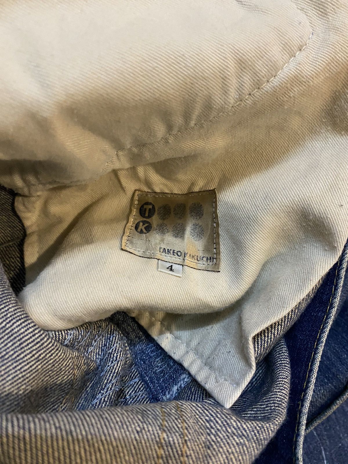 If Six Was Nine × Le Grande Bleu (L.G.B.) × Takeo Kikuchi Japanese Brand TK Painter Distressed Regular Straight Denim Size US 34 / EU 50 - 11 Thumbnail