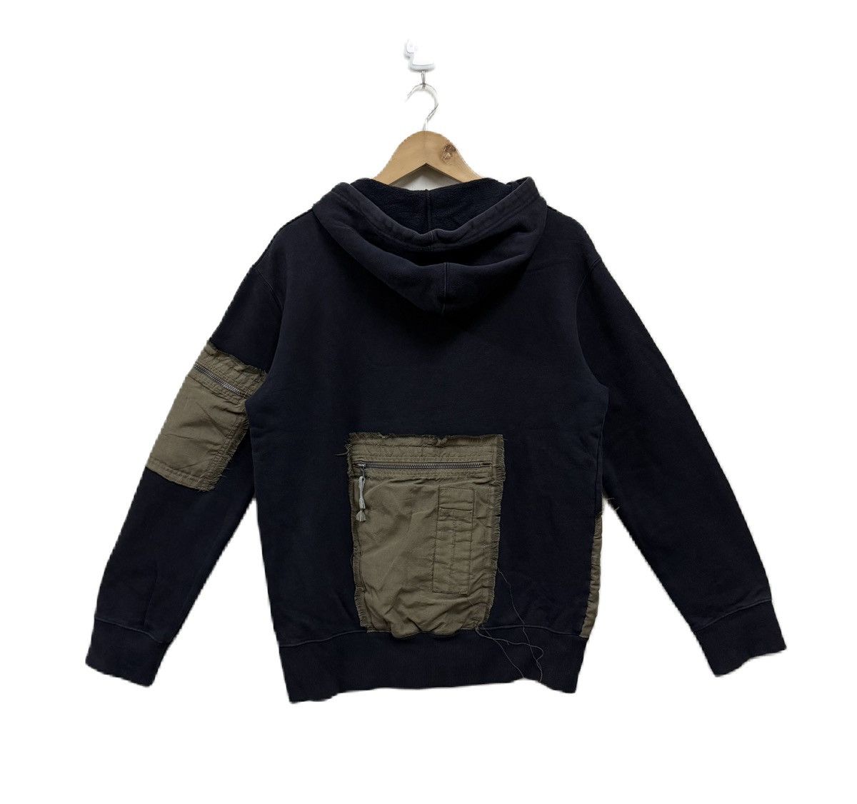 If Six Was Nine Tough jeansmith hoodie patchwork pullover Size US L / EU 52-54 / 3 - 2 Thumbnail