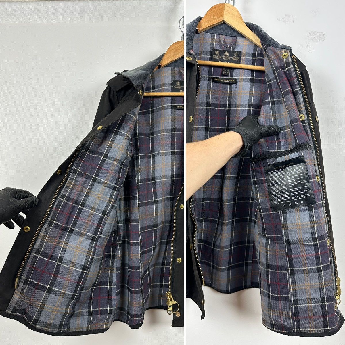 Barbour Barbour International Utility Black Waxed Motorcycle Jacket Size L / US 10 / IT 46 - 23 Thumbnail