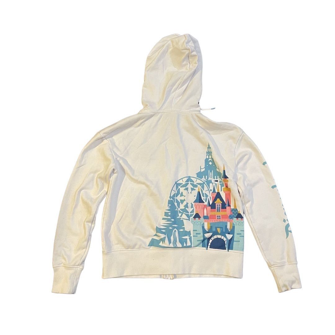 Disney Disneyland Resort Zipup Hooded Sweatshirt Disney Castle Logo Size XS / US 0-2 / IT 36-38 - 2 Thumbnail