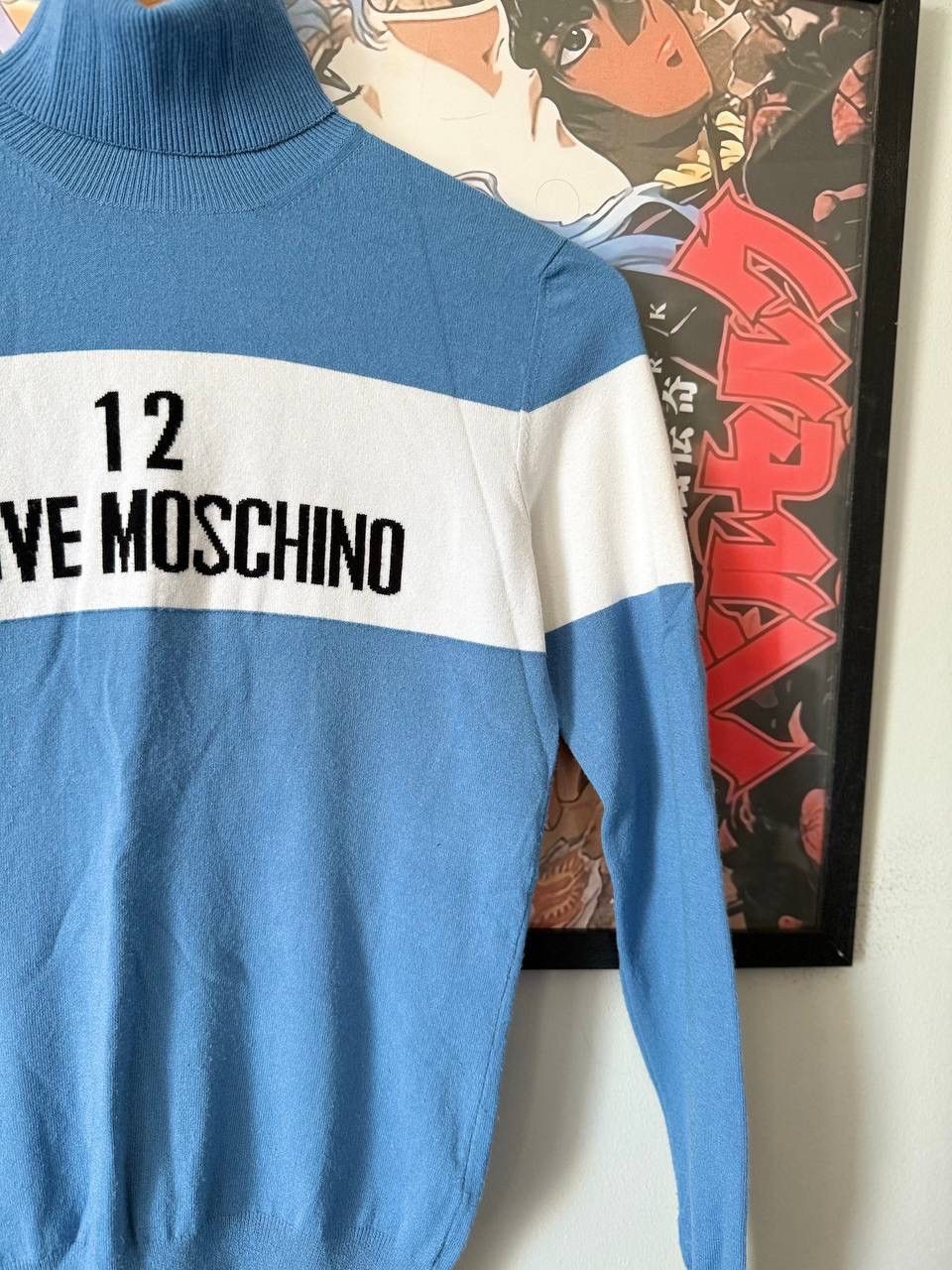 Love Moschino Vintage Love Moschino Knit Turtleneck Sweater Size S / US 4 / IT 40 - 4 Thumbnail