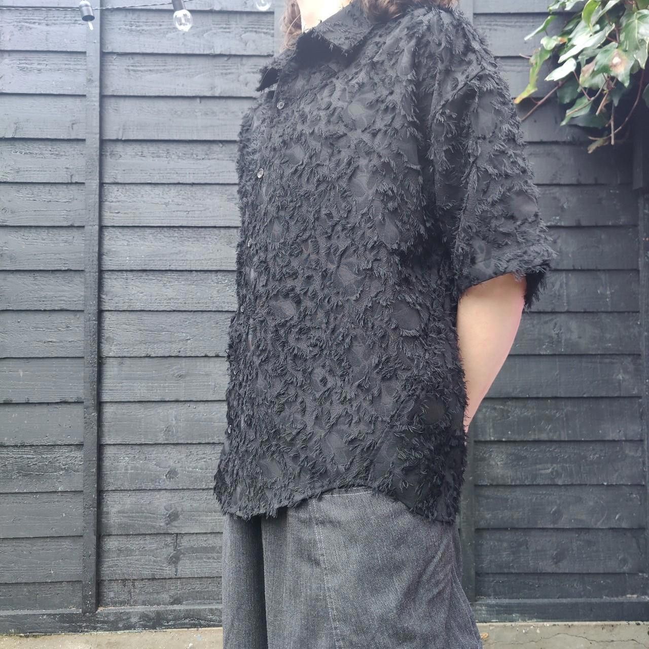 Other Conp Japanese Black Petal Asymmetric Button-up Shirt Size US S / EU 44-46 / 1 - 2 Thumbnail