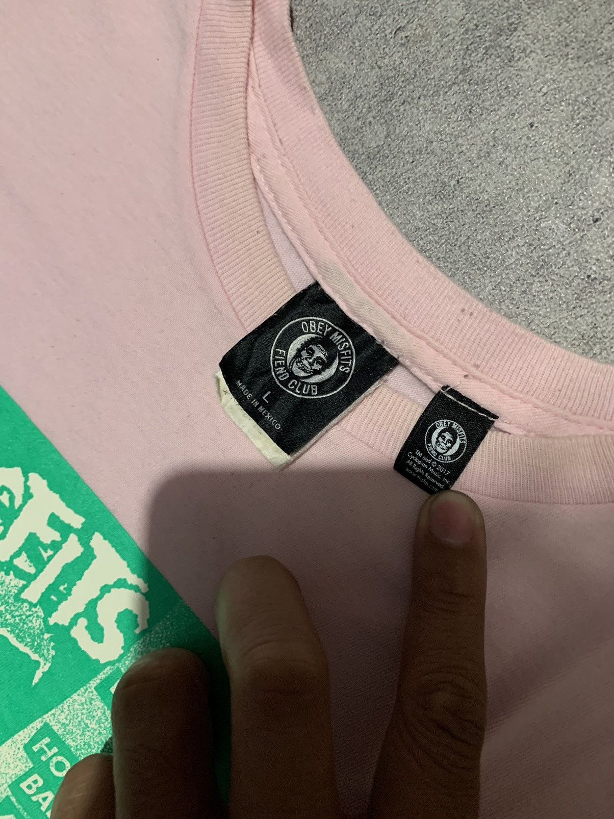 Obey × Vintage Obey x misfits tees Size US L / EU 52-54 / 3 - 3 Thumbnail