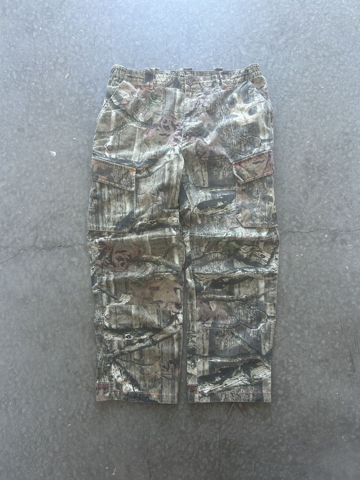 Mossy Oaks × Vintage Vintage Y2K Mossy Oak Cargo Pants Baggy Fit Size US 36 / EU 52 - 1 Thumbnail