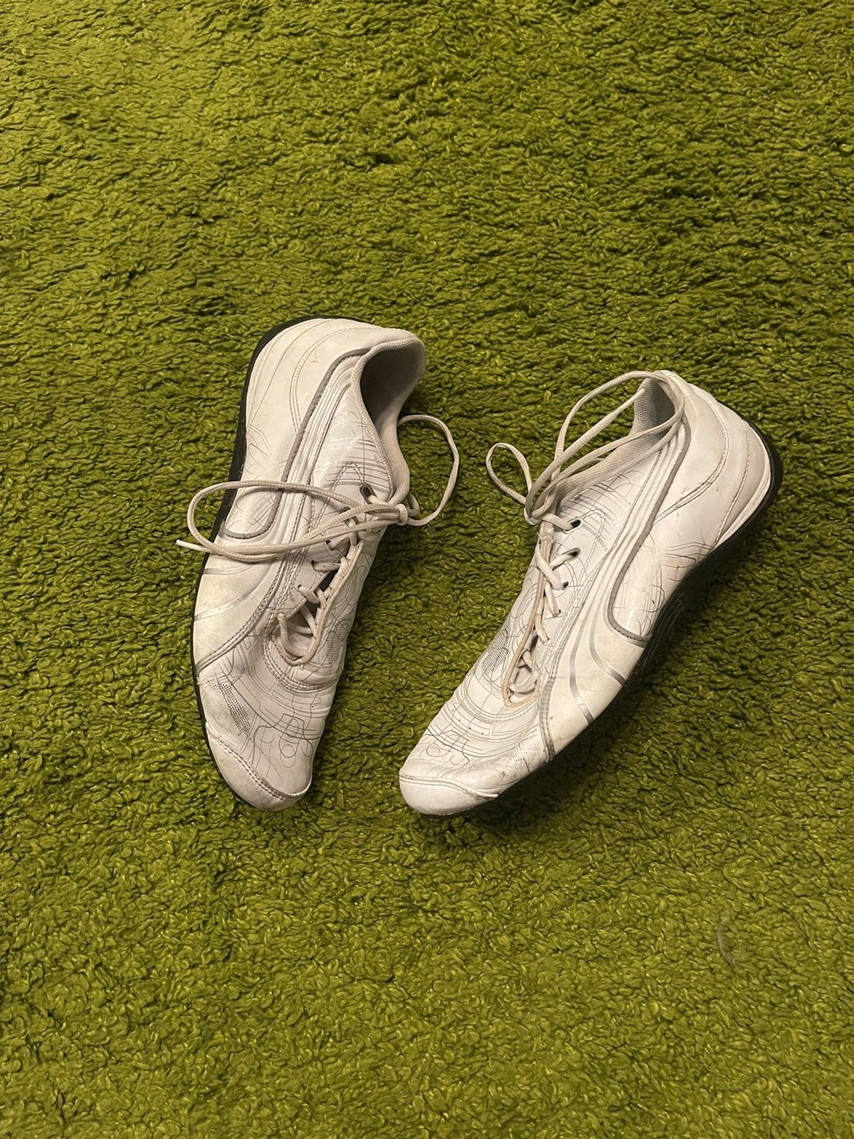 Puma × Vintage Puma 2000s vintage real leather sneakers Y2K Size US 8.5 / EU 41-42 - 2 Thumbnail