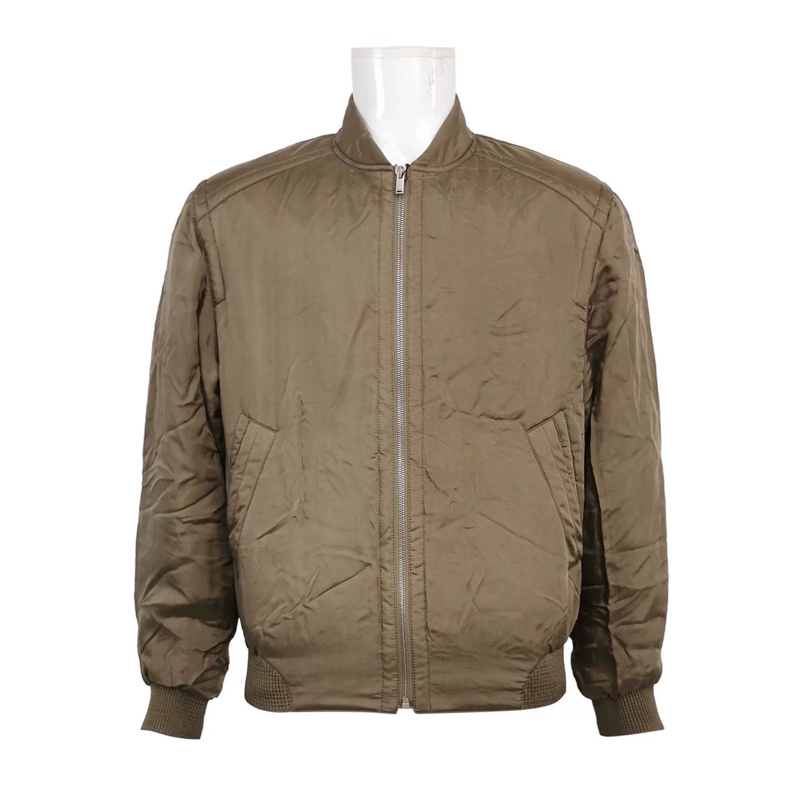 Saint Laurent Paris Saint Laurent Paris Brown Bomber Jacket Size US S / EU 44-46 / 1 - 1 Thumbnail