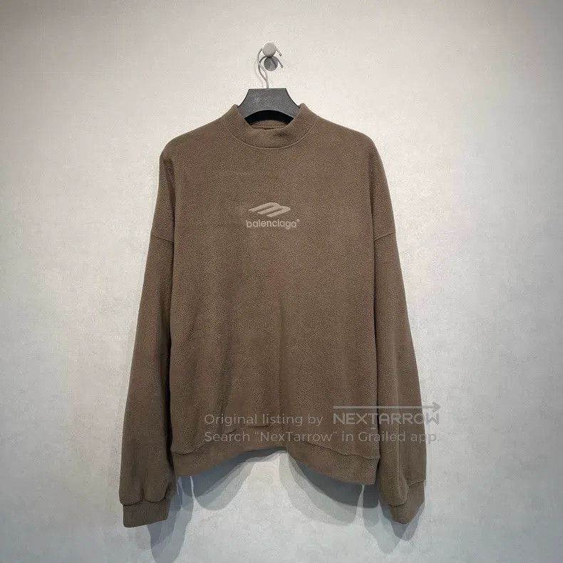 Balenciaga Balenciaga 3B Logo Fleece Hooded Sweatshirt Size US XS / EU 42 / 0 - 1 Thumbnail