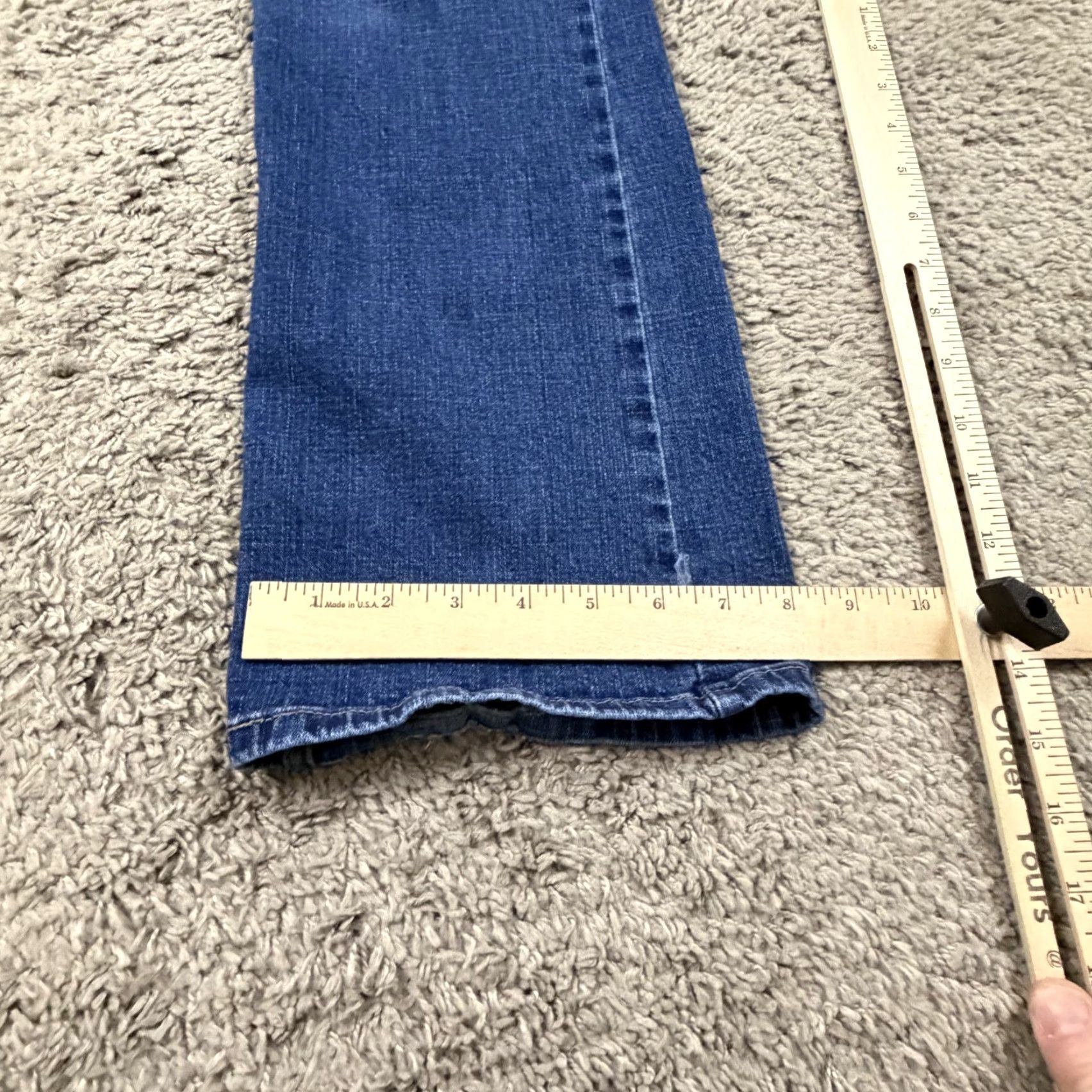Levi's Levi's Jeans 524 Bootcut Denim 30x31 Women Regular Stretch Dark Wash Blue 13L Size 34" / US 12 / IT 48 - 7 Thumbnail
