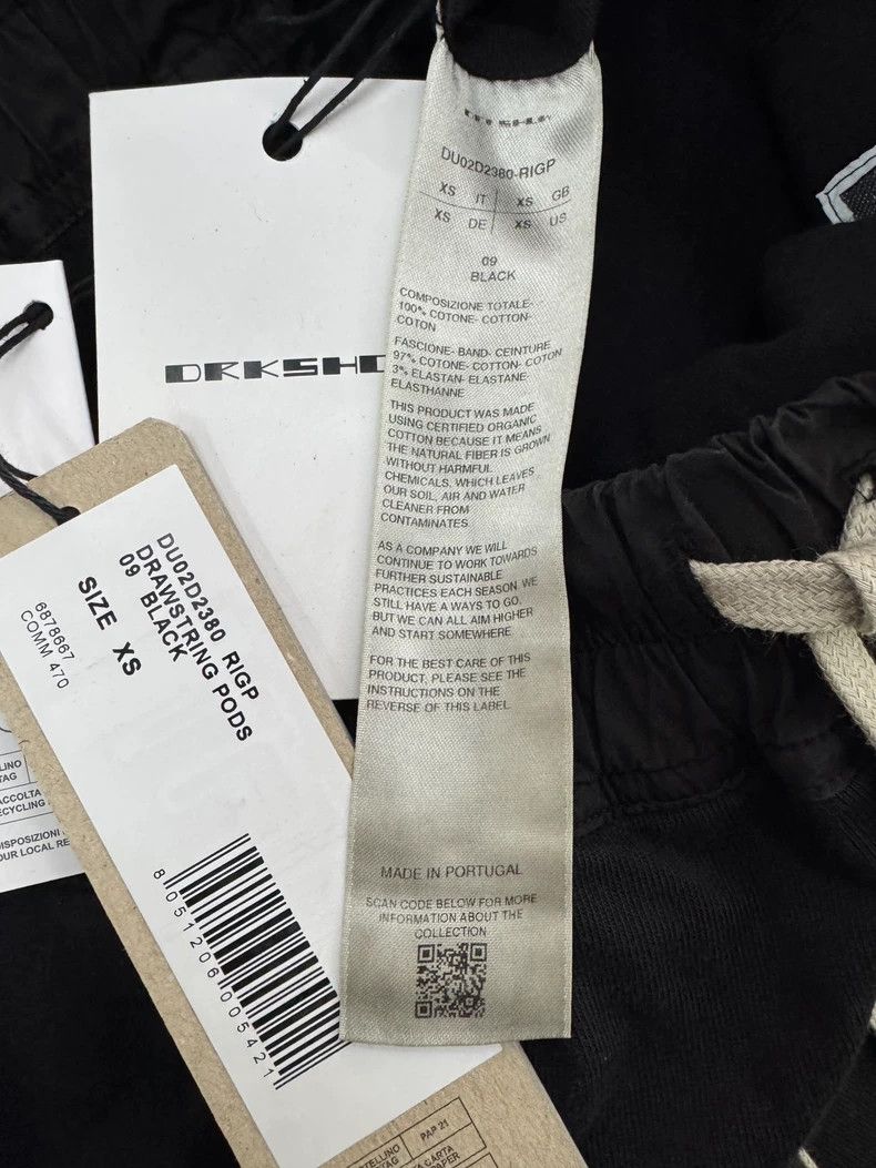 Rick Owens Rick Owens size xs Black Lace Up Shorts 2504-Nextarrow Size US 28 / EU 44 - 4 Thumbnail