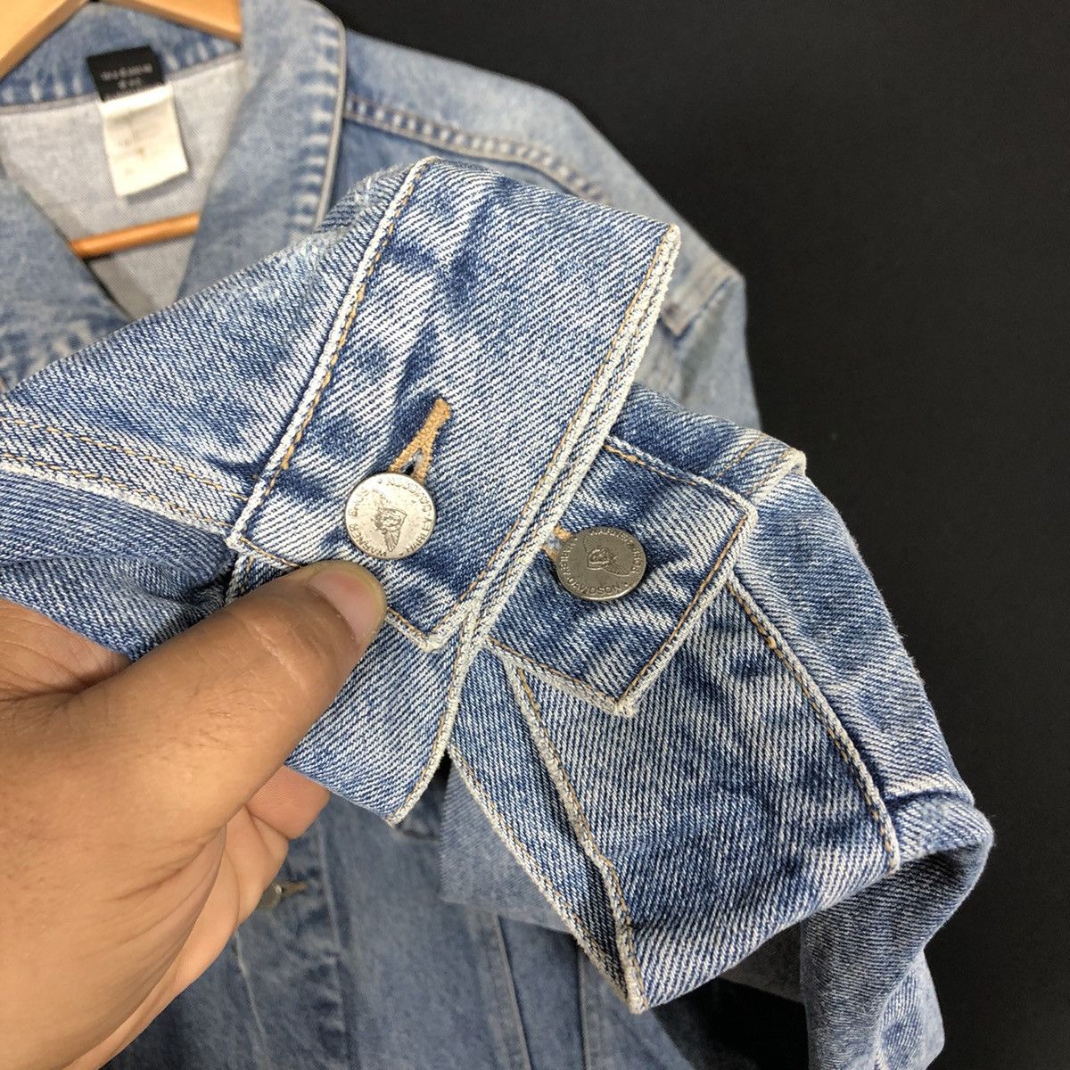 Harley Davidson × Vintage × Warner Bros Harley Davidson Motorcycle Warner Bros 2000 Trucker Jacket Size US XL / EU 56 / 4 - 10 Thumbnail