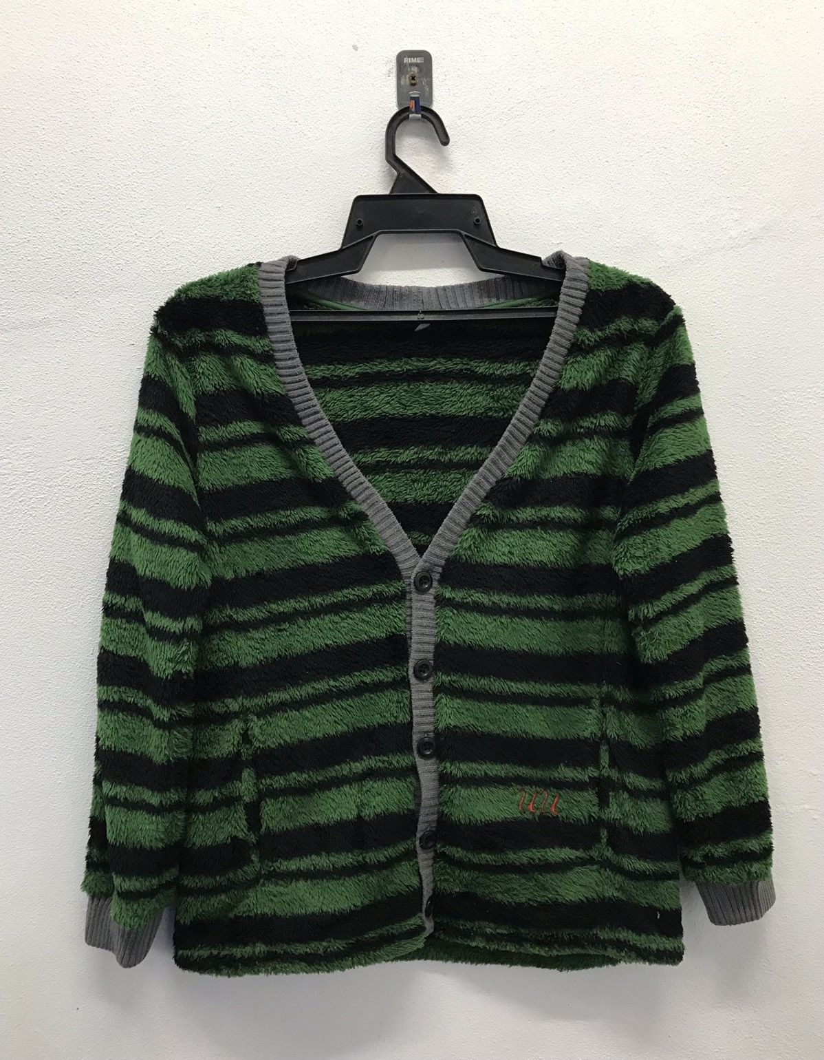 Undercover × Uniqlo × Vintage Vintage Uniqlo Undercover Fleece Cardigan Fir KIDS KNITWEAR Size US M / EU 48-50 / 2 - 1 Thumbnail