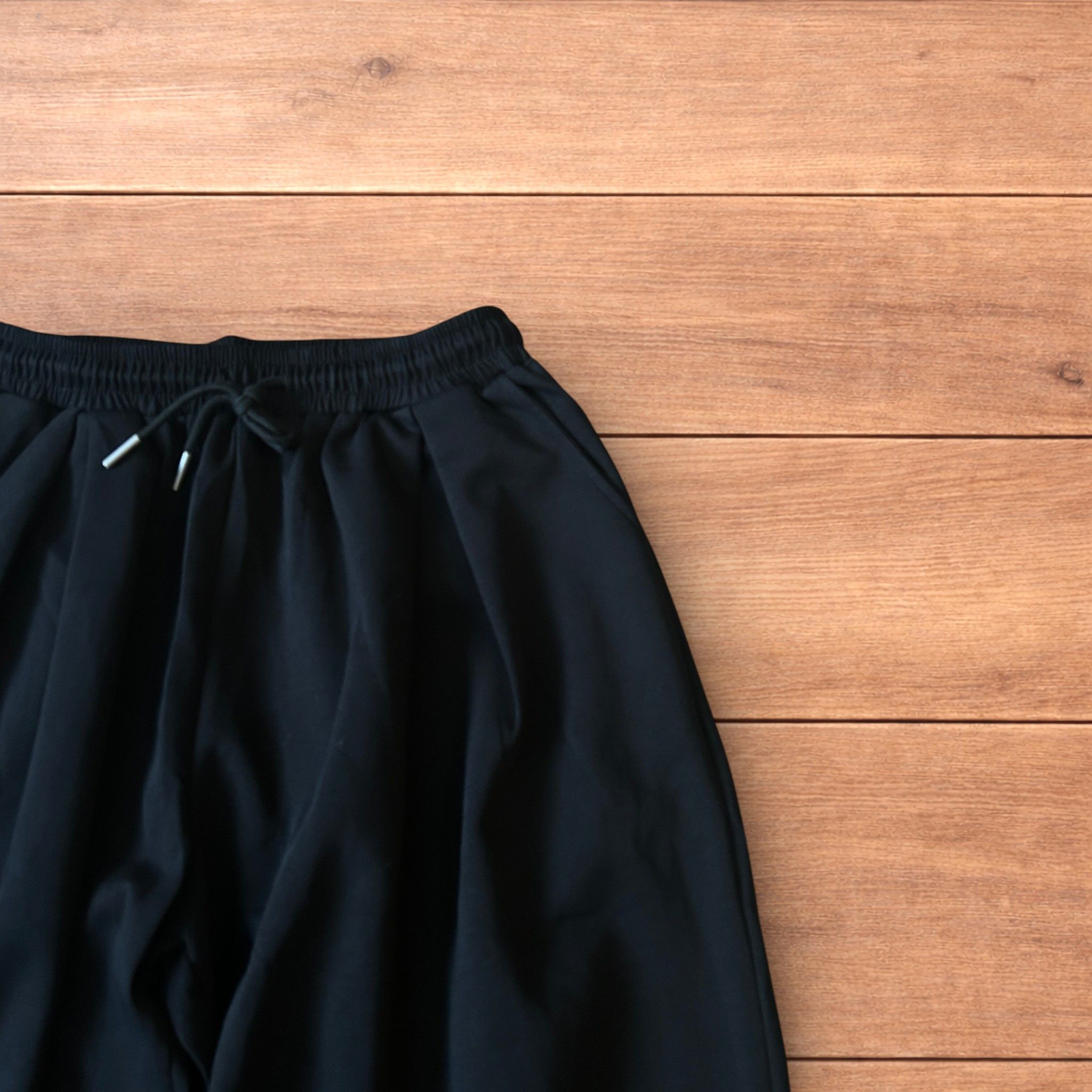Japanese Brand Insane Korean super baggy wide leg joggers in black. Size US 36 / EU 52 - 3 Thumbnail