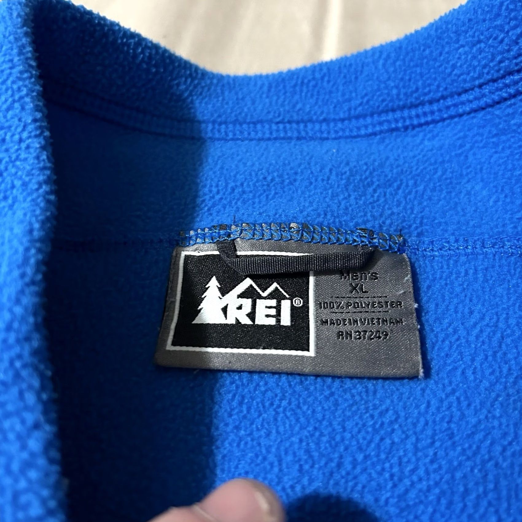 Vintage REI Vest Fleece Zip Up Men’s Gorpcore Blue XL Size US XL / EU 56 / 4 - 3 Thumbnail