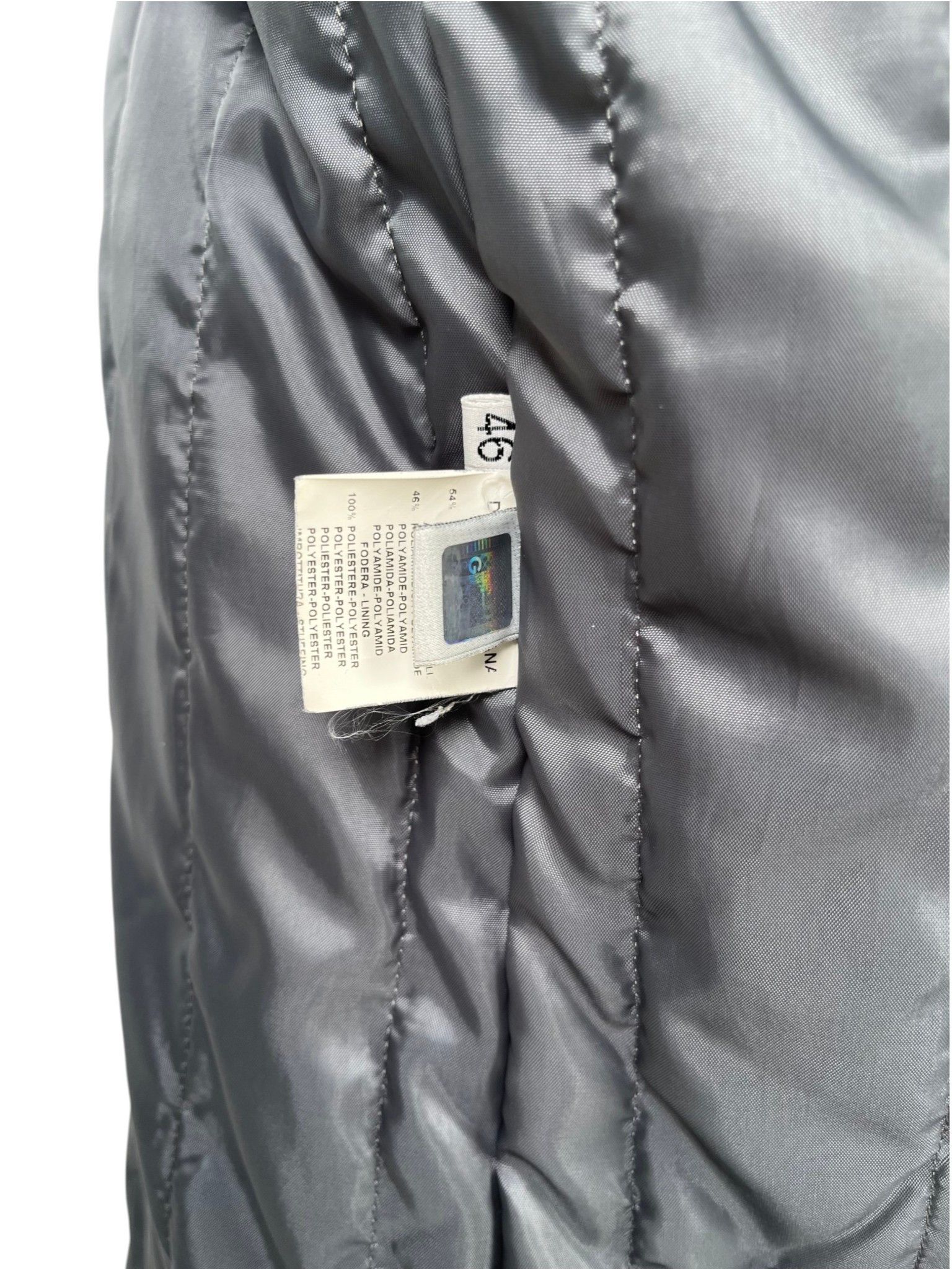 Dolce & Gabbana A/W 2003 Bondage Grey Technical Parka with Fur-Trimmed Hood Size US M / EU 48-50 / 2 - 14 Thumbnail