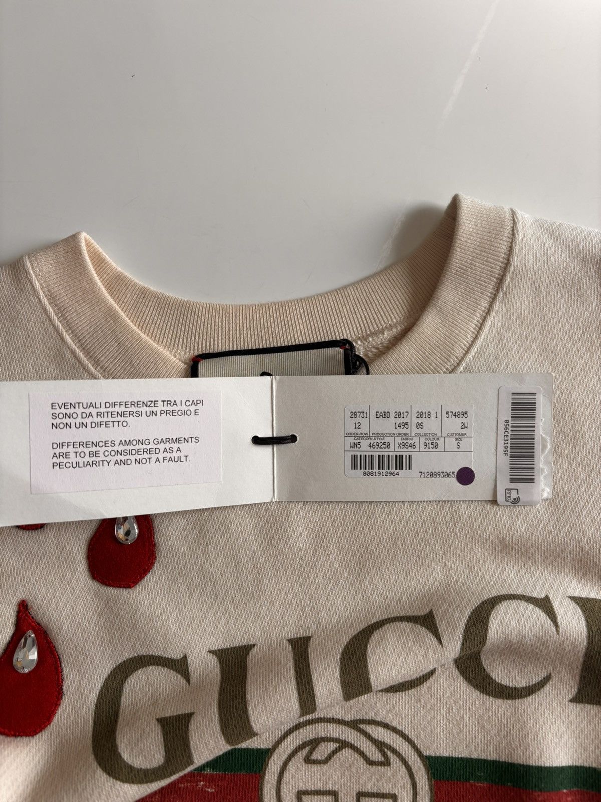 Gucci Gucci sweatshirt crewneck Size US S / EU 44-46 / 1 - 9 Thumbnail