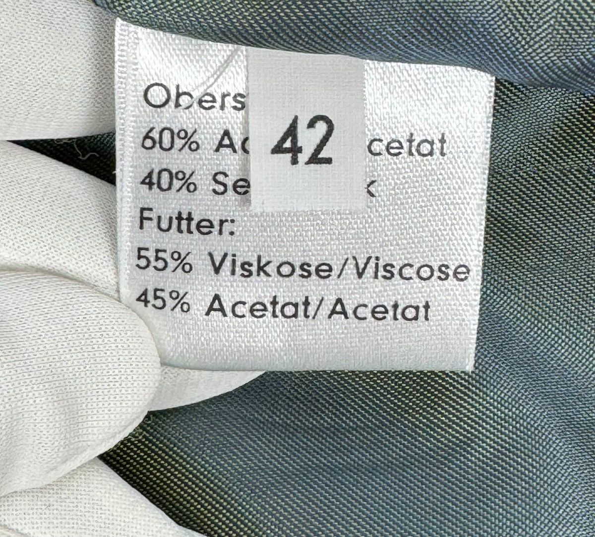 Iris von Arnim Iris Von Arnim Silk-Acetate Blazer Jacket Vintage size 42 Size M / US 6-8 / IT 42-44 - 17 Thumbnail