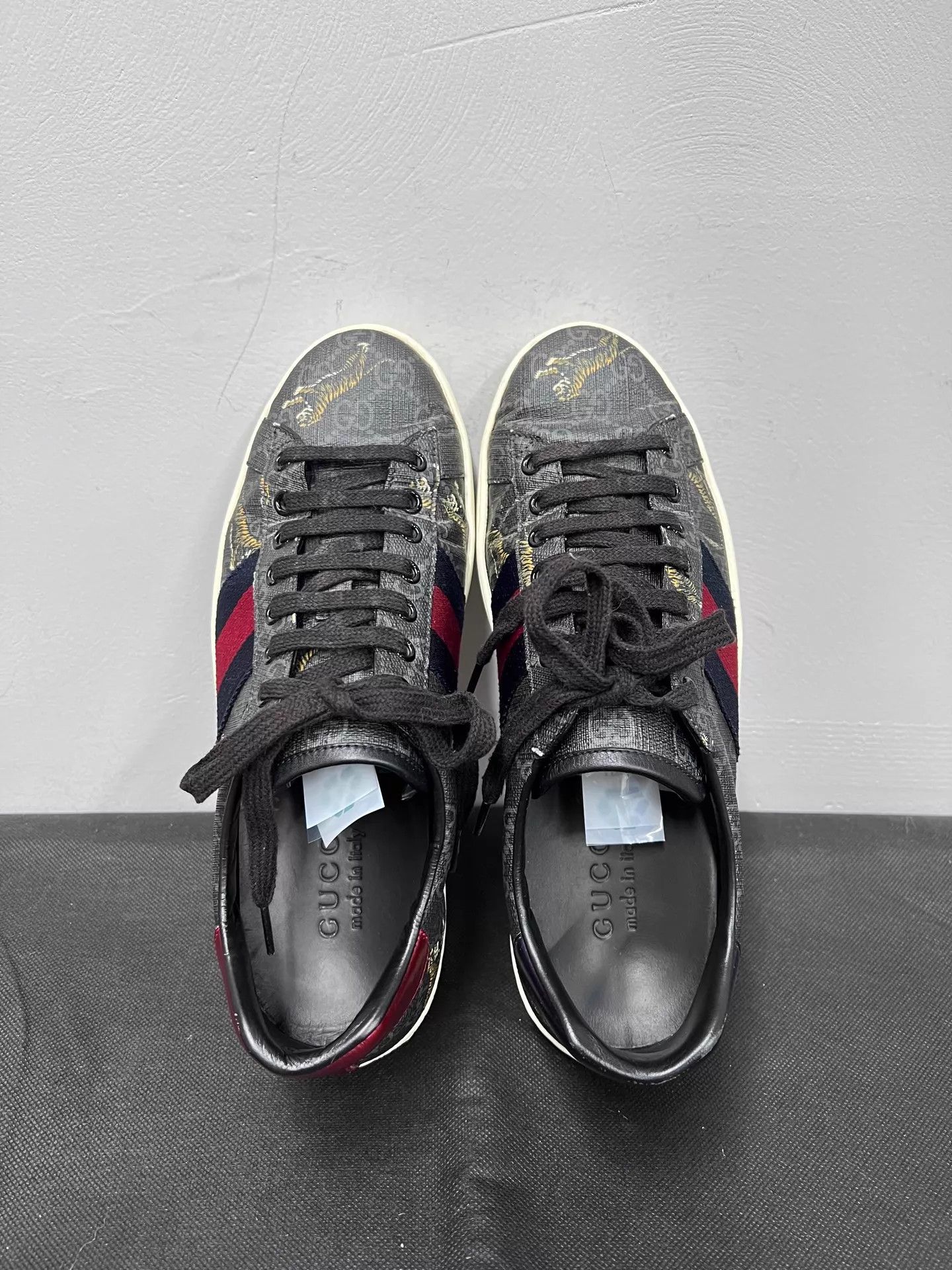 Gucci Gucci ACE Tiger Print Low-Top Sneaker UK5.5/EU39.5 Vintage Size US 6.5 / EU 39-40 - 4 Thumbnail