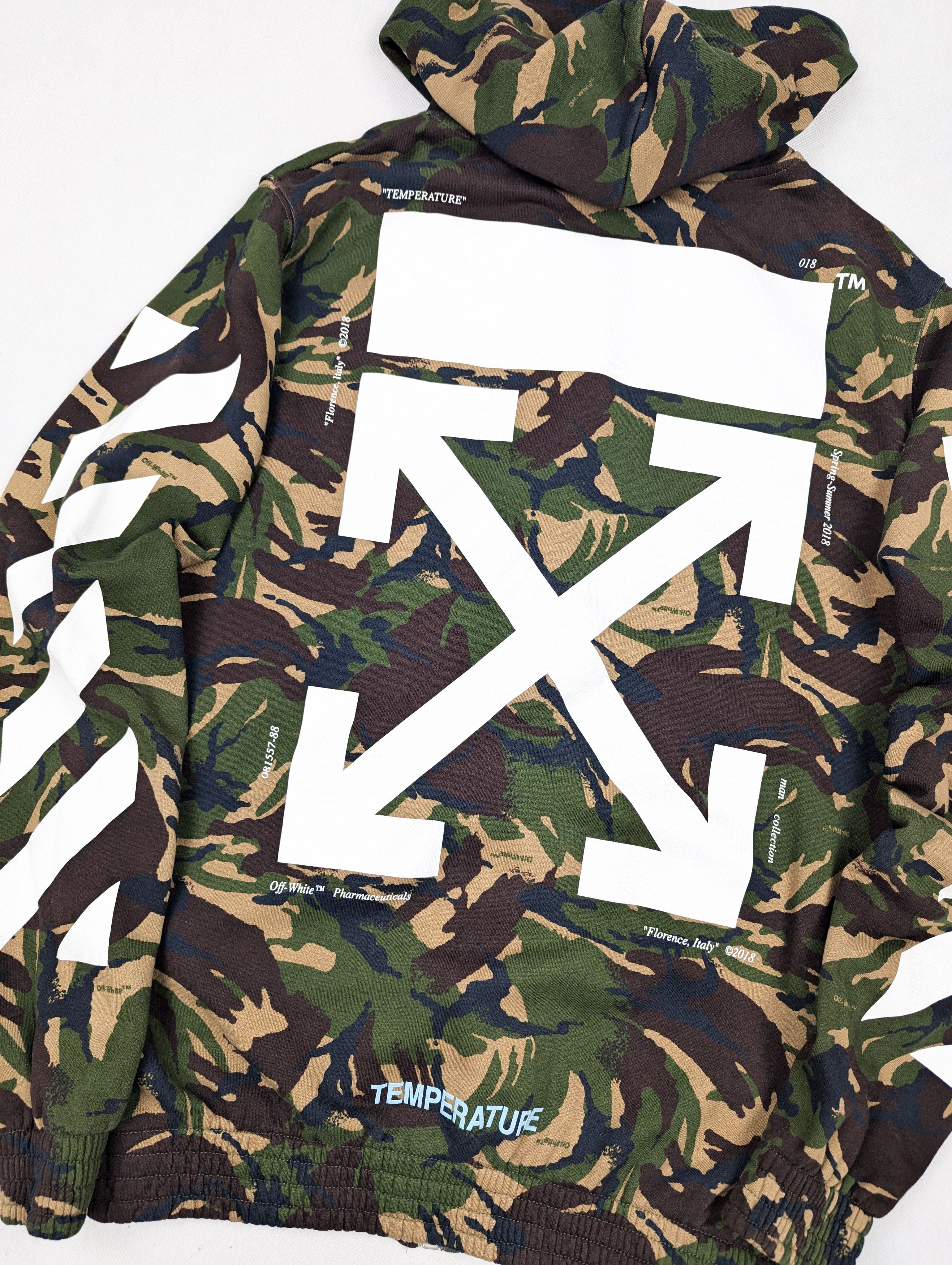 Off-White Off-White camo zip hoodie S Size US S / EU 44-46 / 1 - 9 Thumbnail