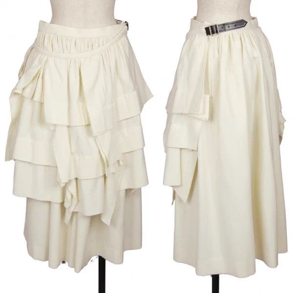 Comme des Garcons COMME des GARCONS Beige Vintage Skirt Size US 34 / EU 50 - 1 Thumbnail