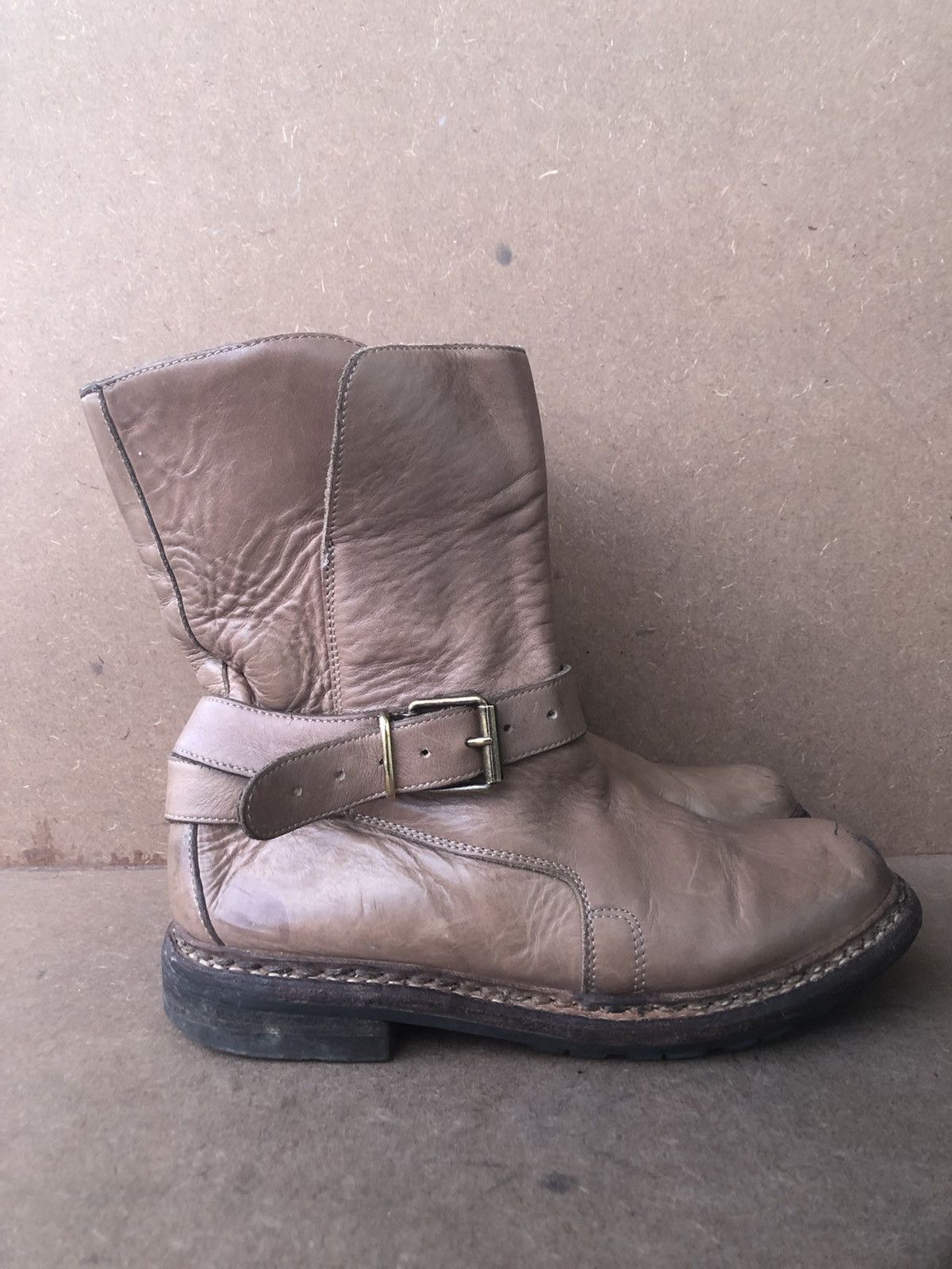 Burberry Burberry Brown Leather Boot Size 38 Size US 8 / IT 38 - 3 Thumbnail
