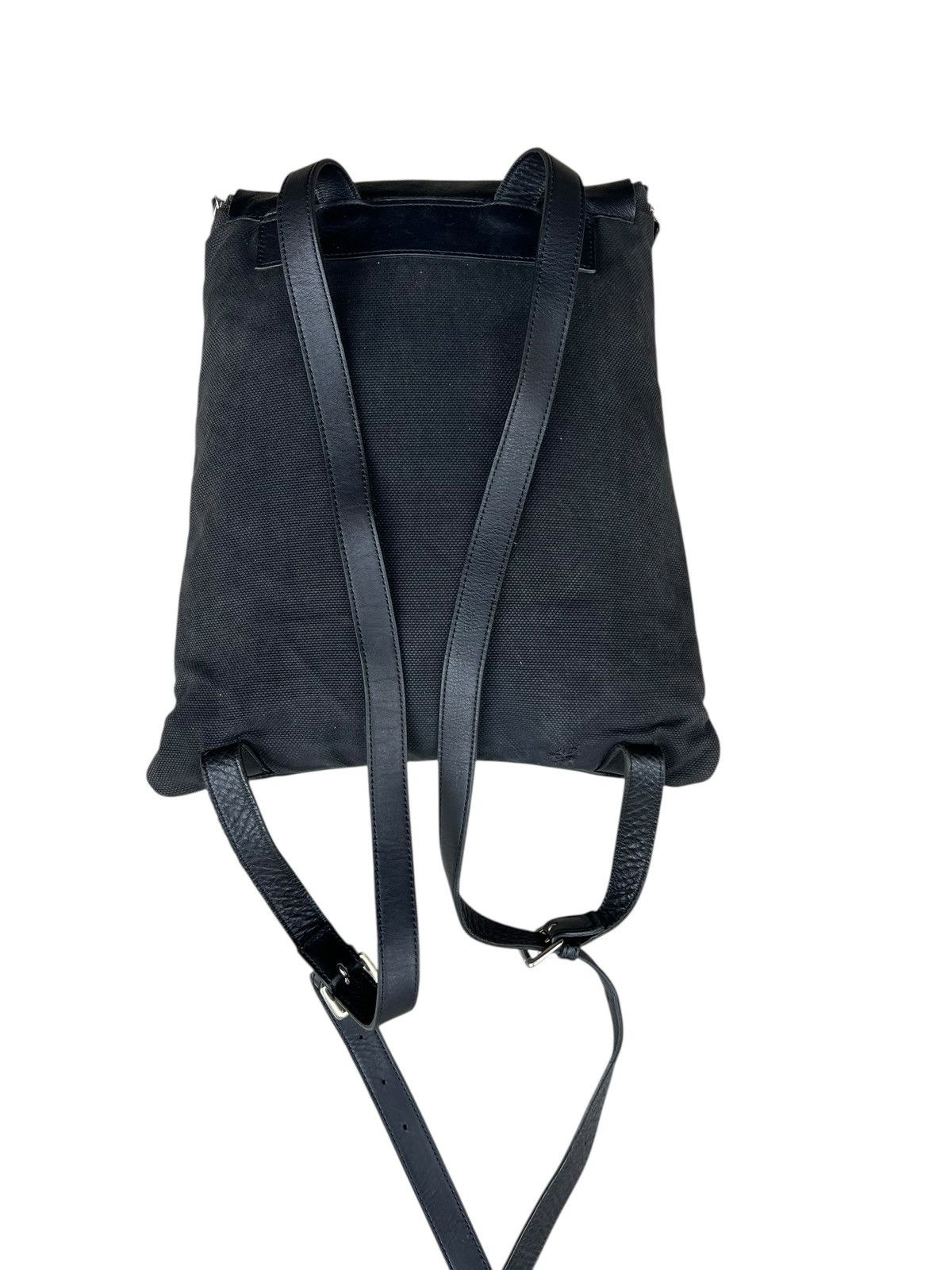 Leather Pour Deux Acce Japan Black Leather Backpack Rucksack Bag Size ONE SIZE - 11 Thumbnail