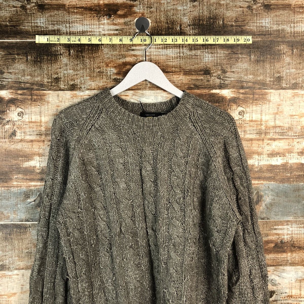 Homespun Knitwear × Japanese Brand Niko And Grey cable Knitwear vintage #A1950 Size M / US 6-8 / IT 42-44 - 2 Thumbnail