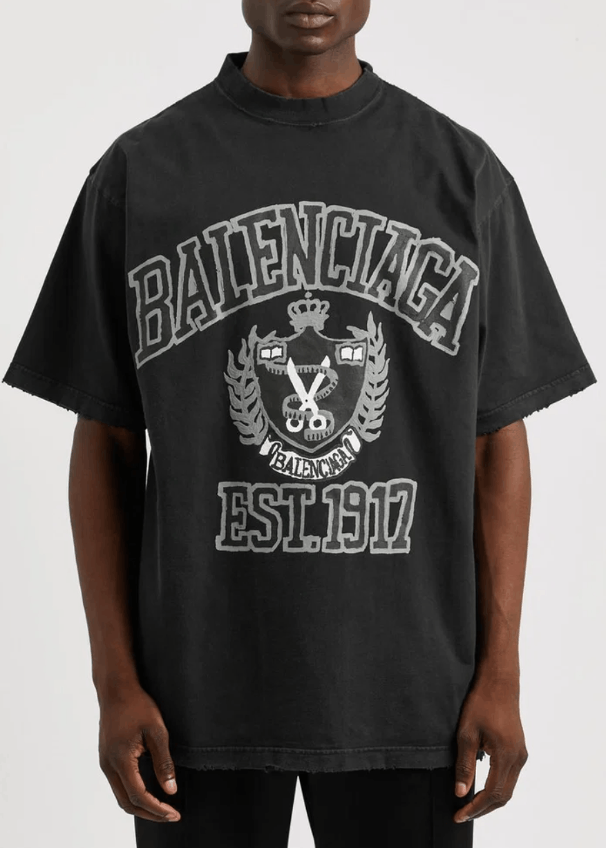 Balenciaga Balenciaga DIY College Medium Fit T Shirt Size US XL / EU 56 / 4 - 2 Thumbnail