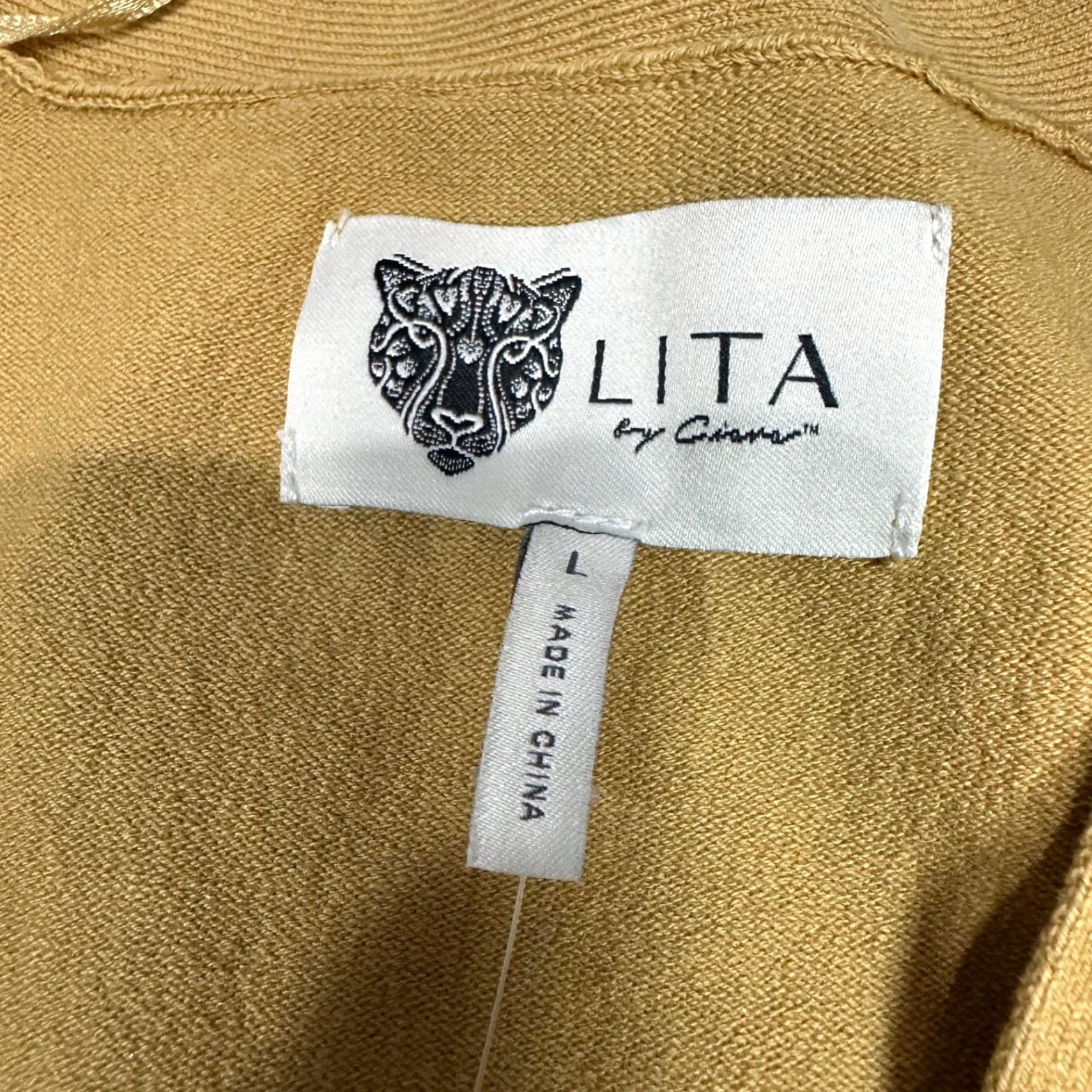 Vintage Lita by Ciara Cardigan Sweater Sz L Brown Women Long Duster 4 Button New Size L / US 10 / IT 46 - 7 Thumbnail
