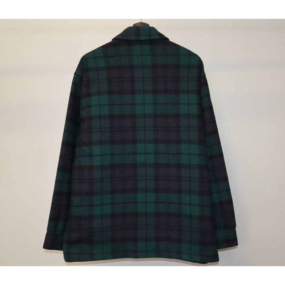 Pendleton Vintage 1970s Pendleton Wool Board Shirt Men’s M Blue Green Size US M / EU 48-50 / 2 - 2 Thumbnail