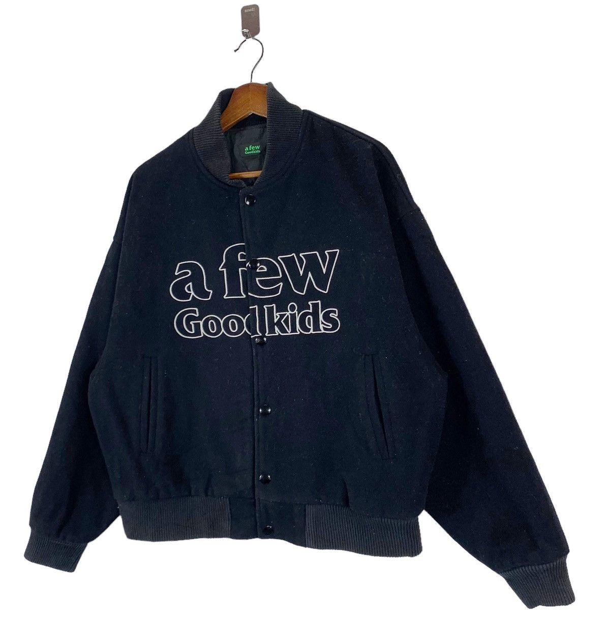 Japanese Brand × Vintage VINTAGE A FEW GOOD KIDS VARSITY BOMBER JACKET Size US M / EU 48-50 / 2 - 5 Thumbnail