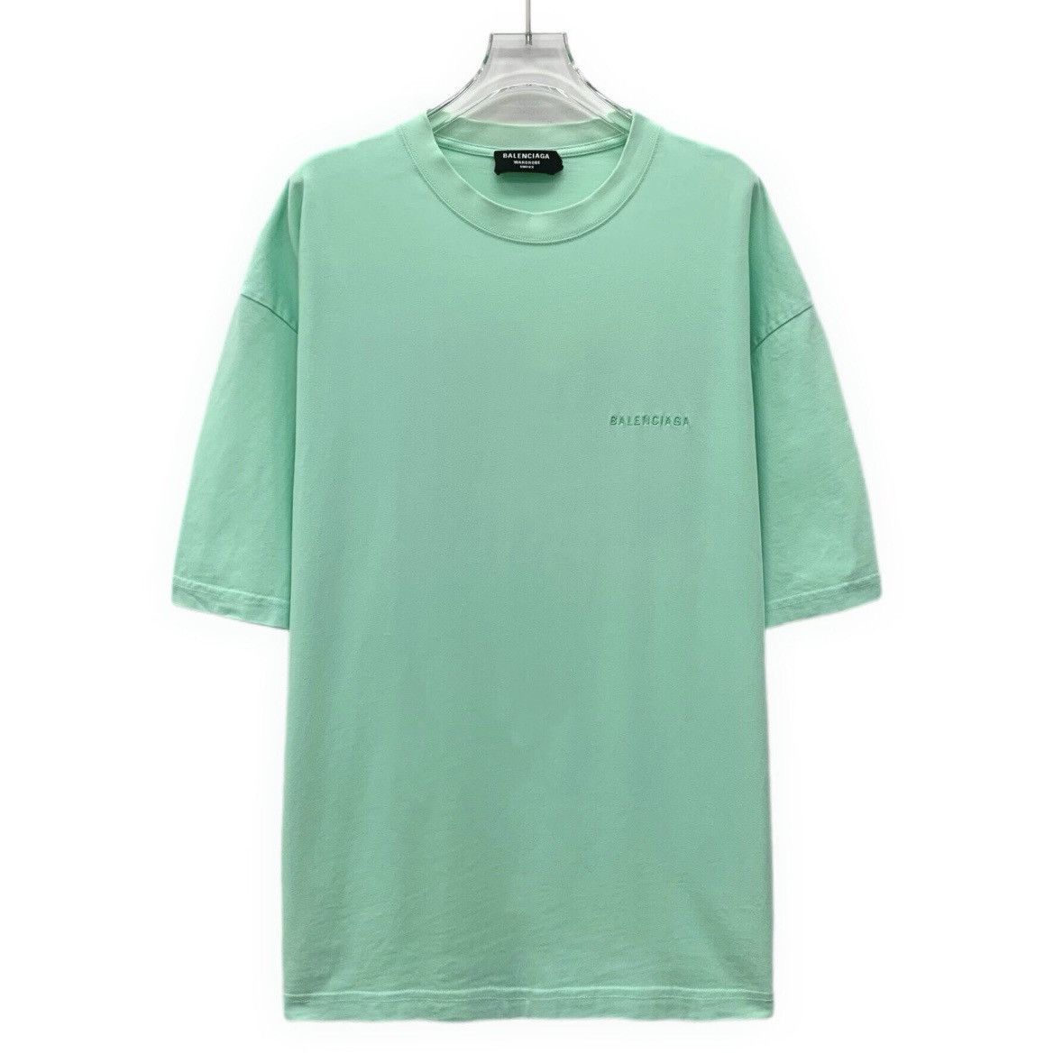 Balenciaga Balenciaga Logo Embroidered Short Sleeve T-shirt K26WX Size US XS / EU 42 / 0 - 2 Thumbnail