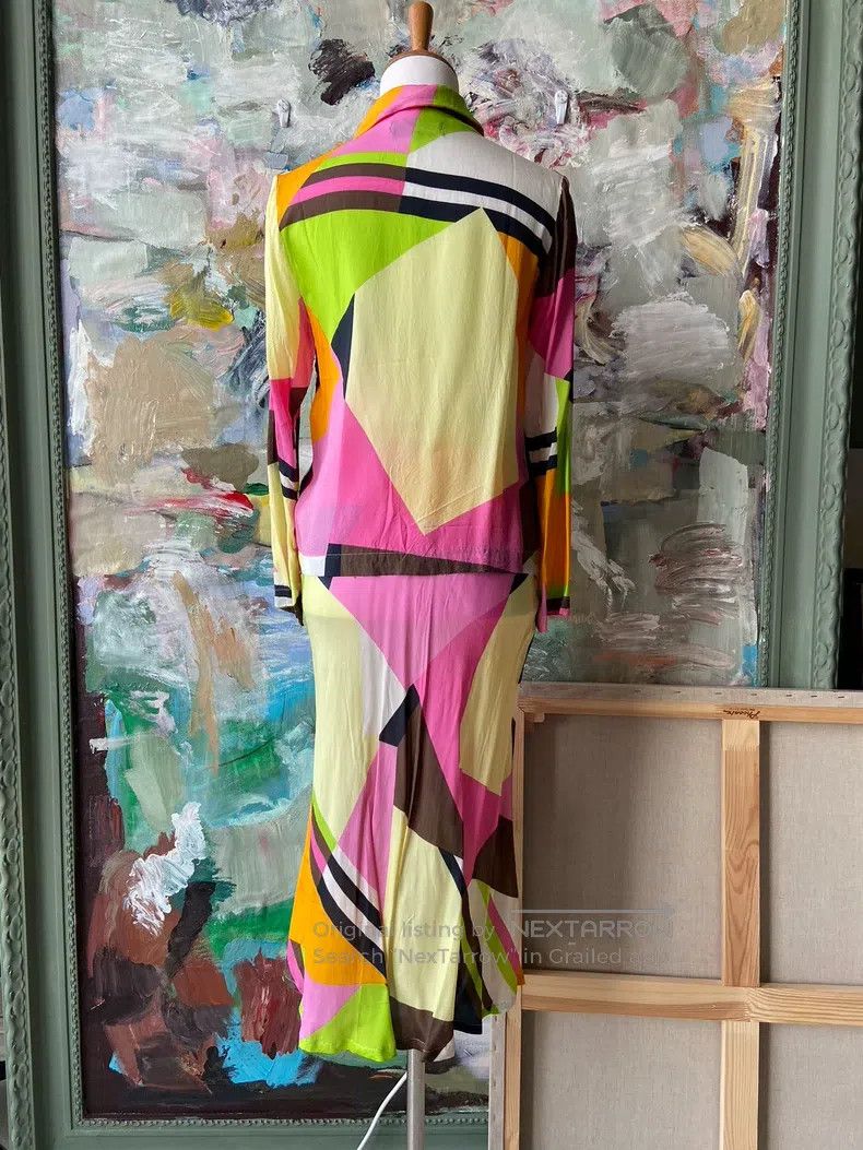 Comme des Garcons Comme Des Garcons size S Geometric color block pieced arti Size 25" / US 0 / IT 36 - 3 Thumbnail