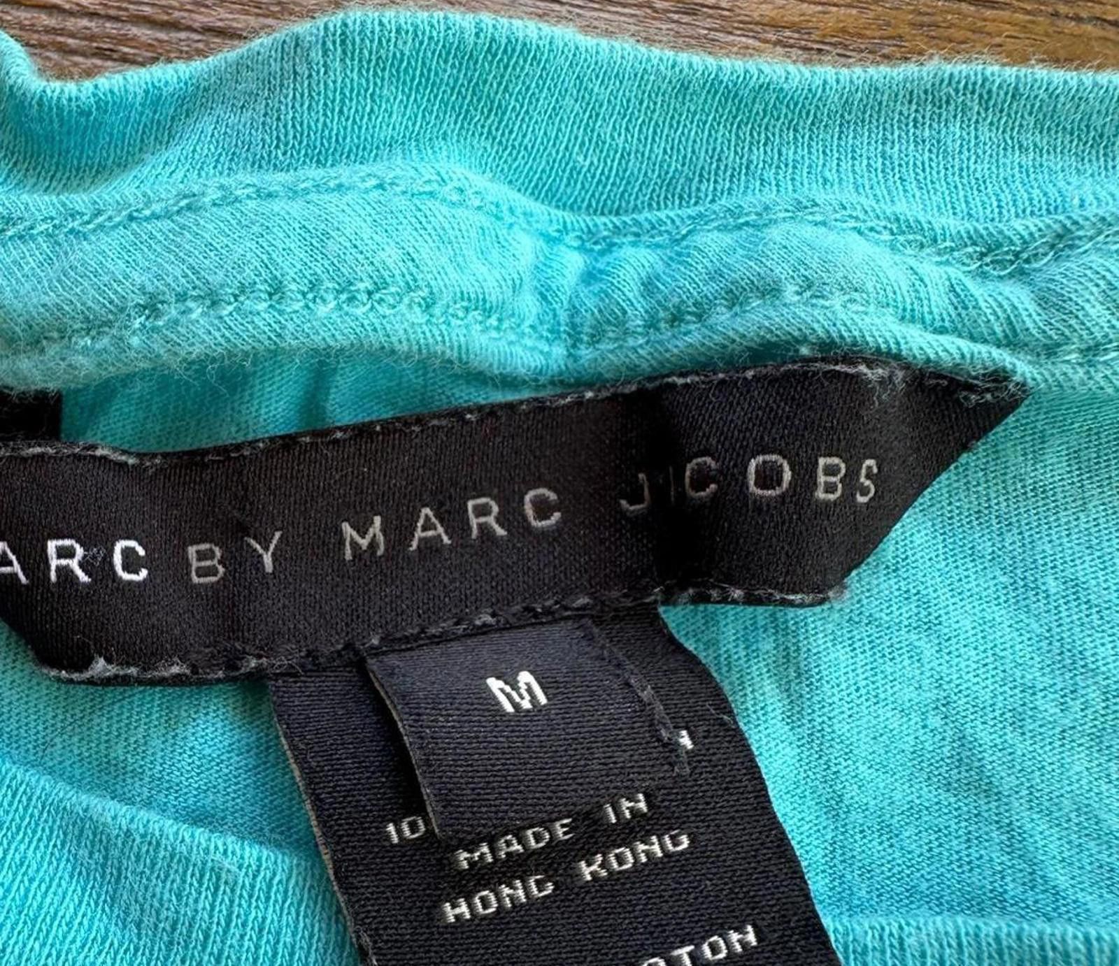 Marc by Marc Jacobs Authentic Marc by Marc Jacobs turquoise tee Size US M / EU 48-50 / 2 - 2 Thumbnail